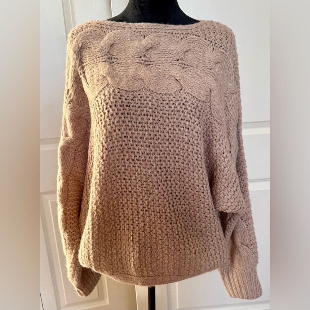 Other Cozy Cable Knit Sweater - dusty rose pink Size M / US 6-8 / IT 42-44 - 1 Thumbnail