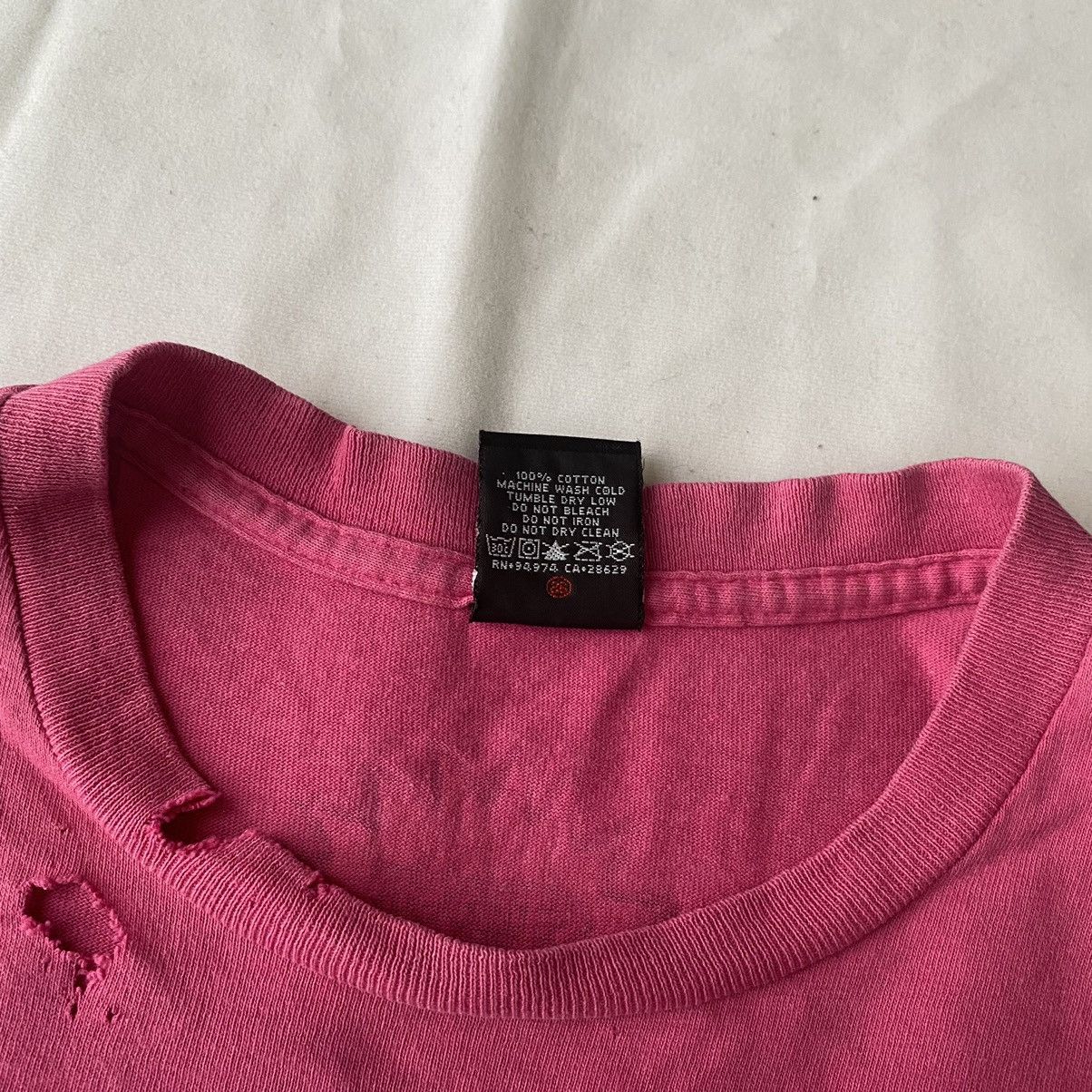 Stussy × Vintage Vintage Stussy x Pound Stu York Crew Distressed Tees Size US M / EU 48-50 / 2 - 10 Thumbnail