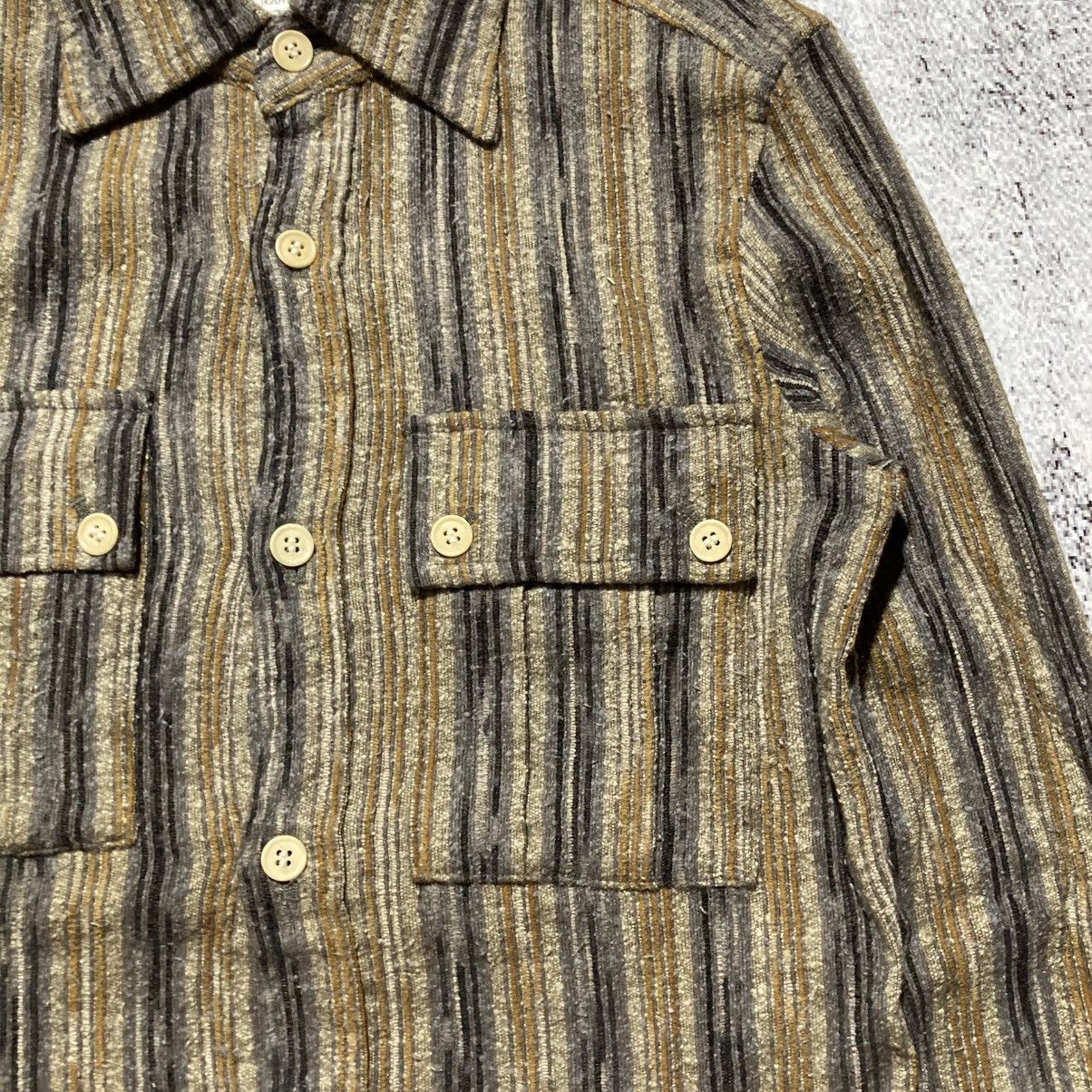 Japanese Brand 🇯🇵 Vintage Katharine Hamnett London Texture Shirt Luxury Size US M / EU 48-50 / 2 - 7 Thumbnail