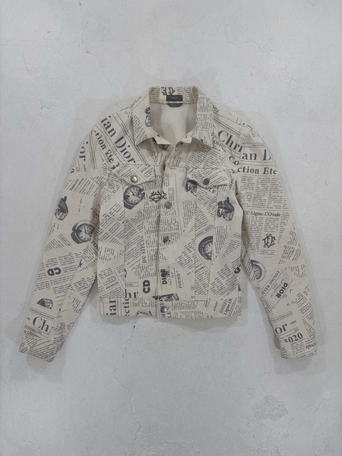 Dior Dior Homme Newspaper Jacket Size US S / EU 44-46 / 1 - 1 Thumbnail
