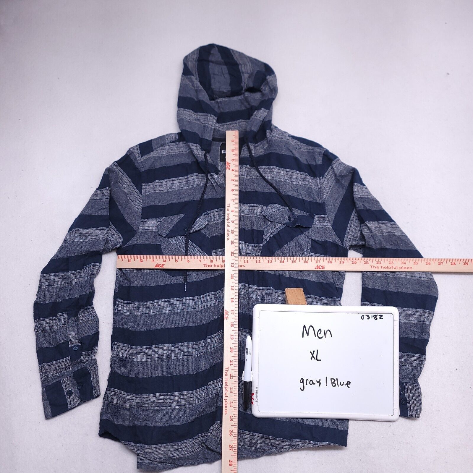 Rsq RSQ Casual Button Up Hoodie Mens Size Extra Large XL Gray Size US XL / EU 56 / 4 - 6 Thumbnail