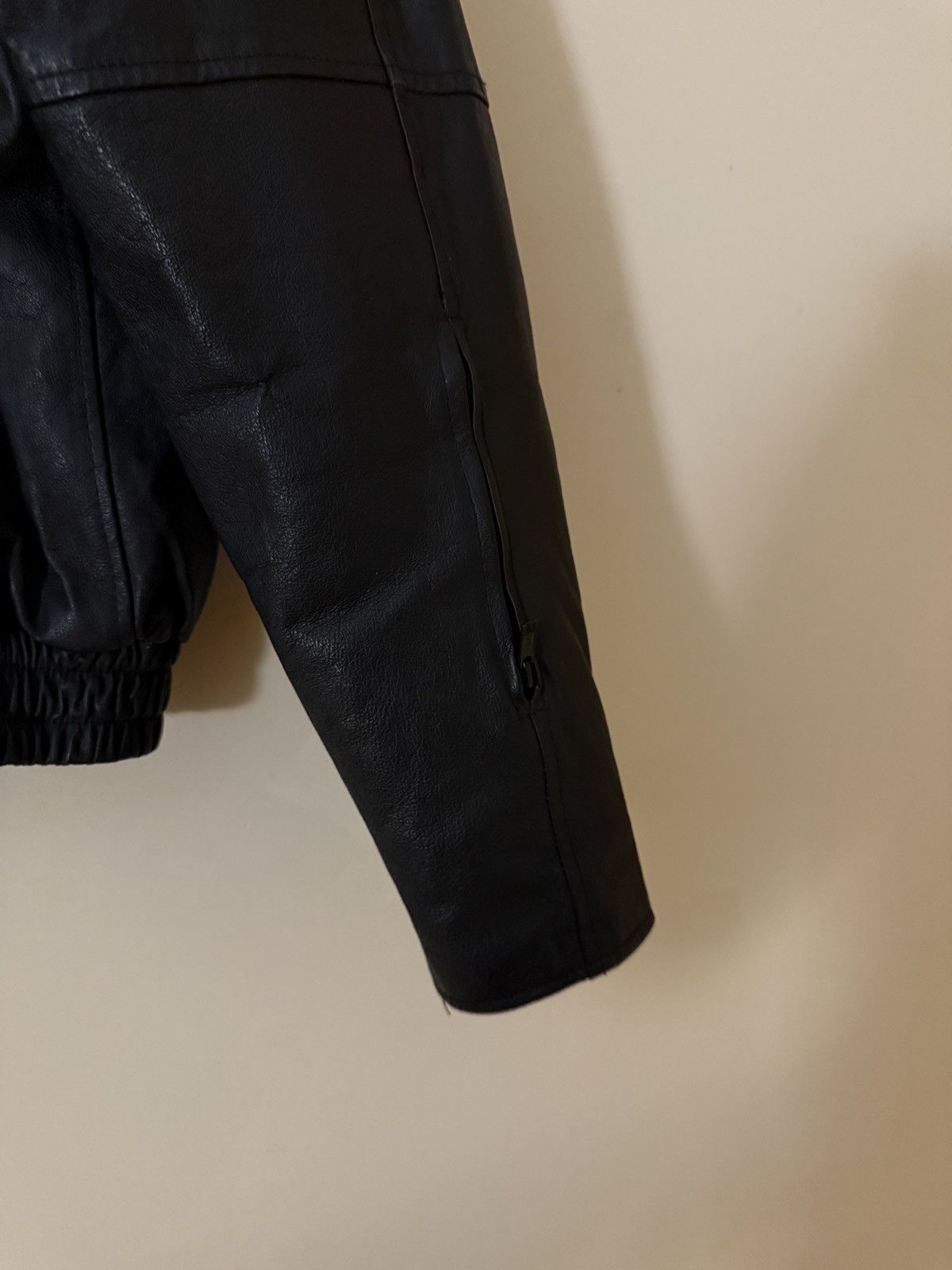 Vintage Vintage 3M Made in USA Leather Biker Jacket Size US S / EU 44-46 / 1 - 6 Thumbnail