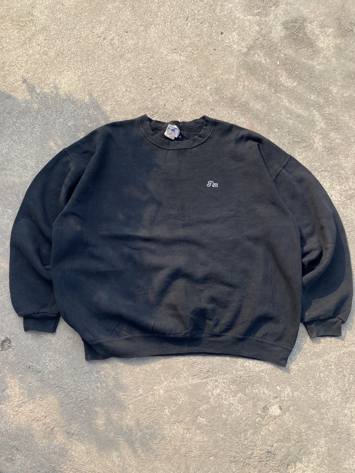 Lee × Vintage Vintage Sunfaded thrashed Lee Sweatshirt Size US XL / EU 56 / 4 - 2 Thumbnail