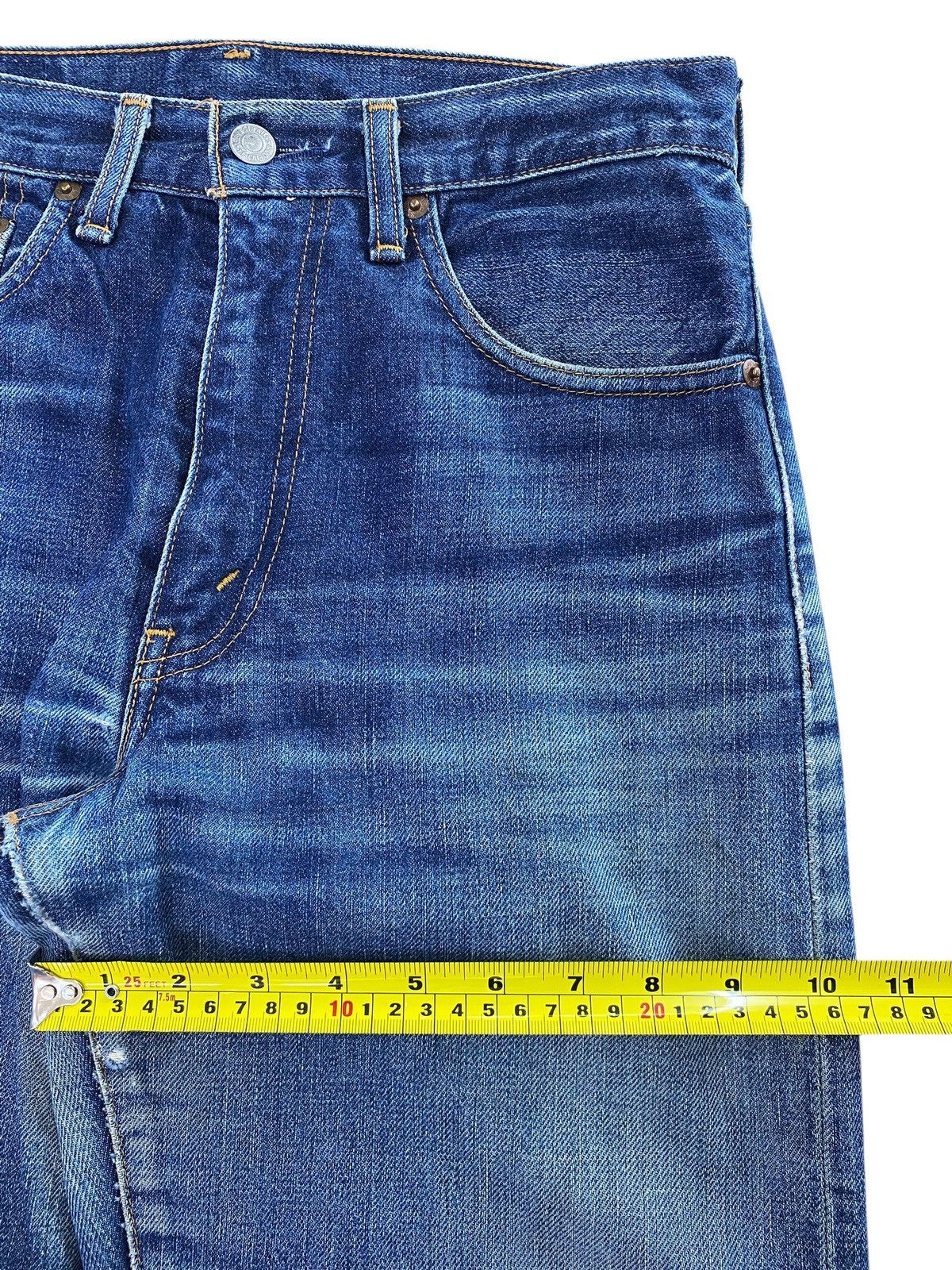 Levi's Levi’s Selvedge Faded Indigo Style Wide Leg Jeans Size US 28 / EU 44 - 7 Thumbnail