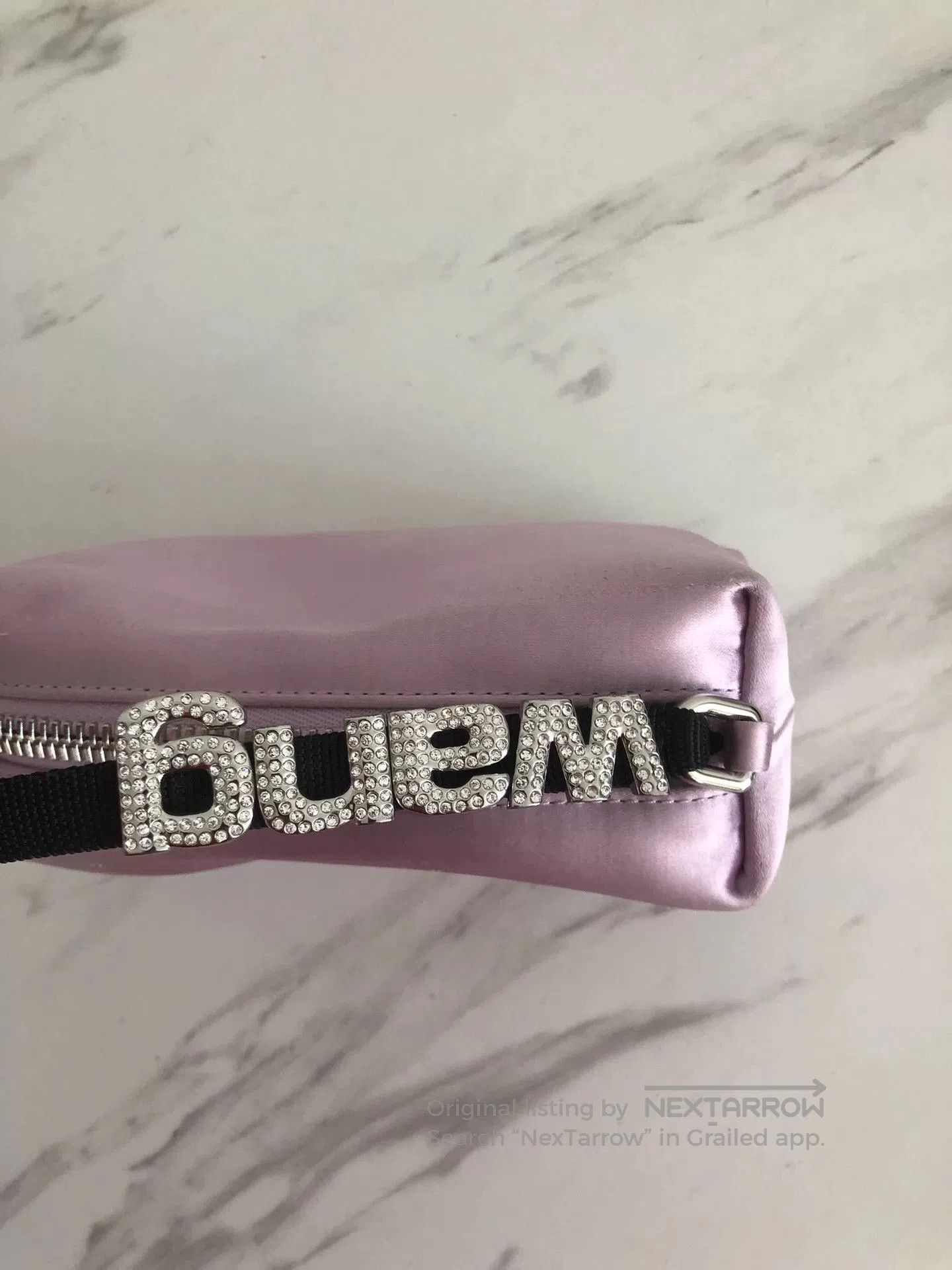Alexander Wang Alexander Wang Pink Satin Handbag with Crystals. Size ONE SIZE - 2 Thumbnail