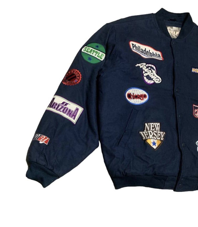 NFL Vintage Nfl Wool Varsity Jacket By DELF K&S Sportwear Size US XXL / EU 58 / 5 - 2 Thumbnail