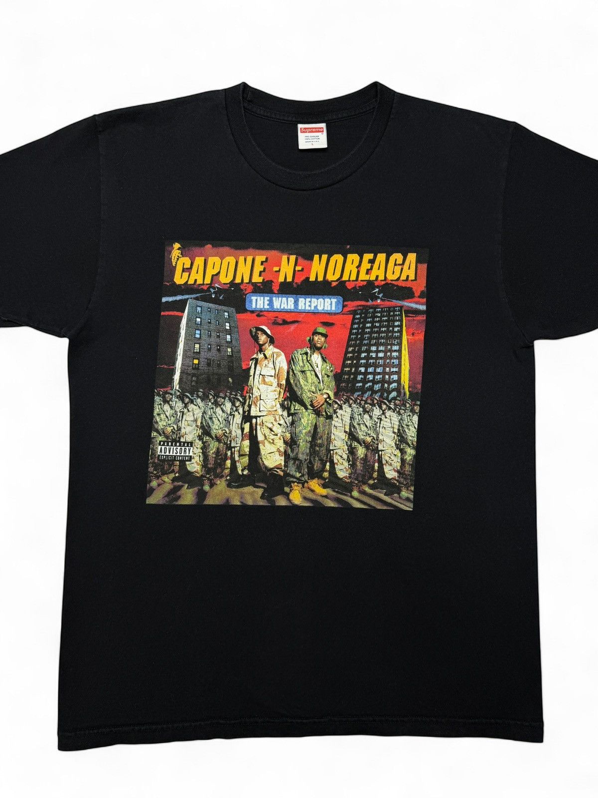 Supreme Fall/Winter 2016 Supreme Capone - N - Noreaga Rap Tee Shirt Size US L / EU 52-54 / 3 - 2 Thumbnail