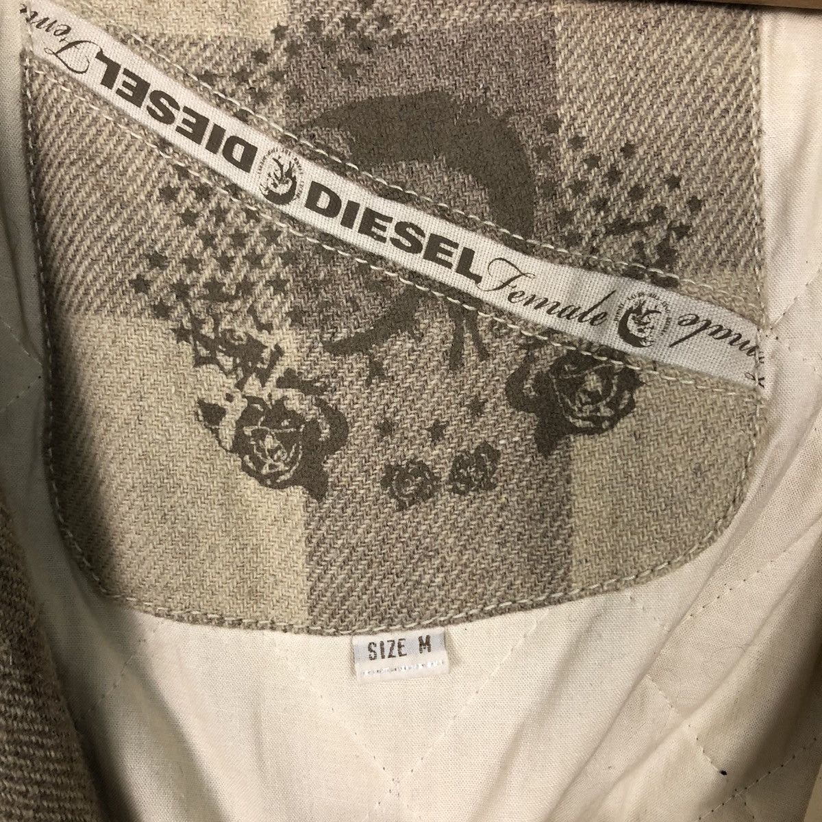 Diesel 📌Vintage Biker Jacket Diesel Tartan Design Fur Hoodie Size US M / EU 48-50 / 2 - 21 Thumbnail