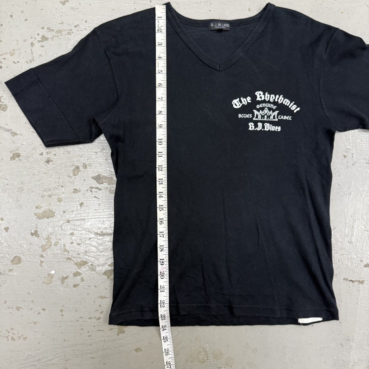 Japanese Brand RJ Blues Gothic Baby Tees Size S / US 4 / IT 40 - 6 Thumbnail
