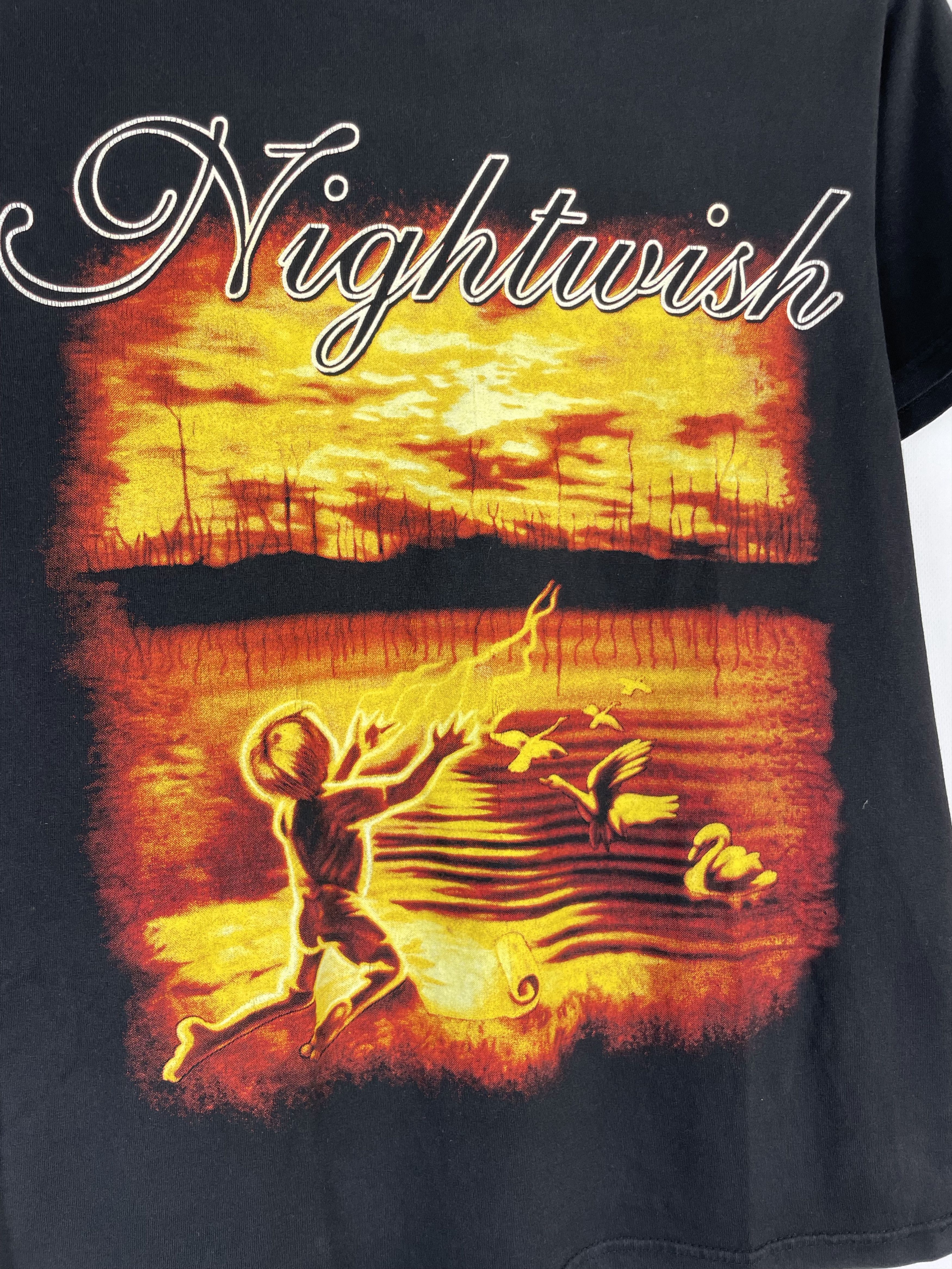 Band Tees × Vintage Vintage Nightwish Rock Band T-shirt tour 90s Size US M / EU 48-50 / 2 - 4 Thumbnail