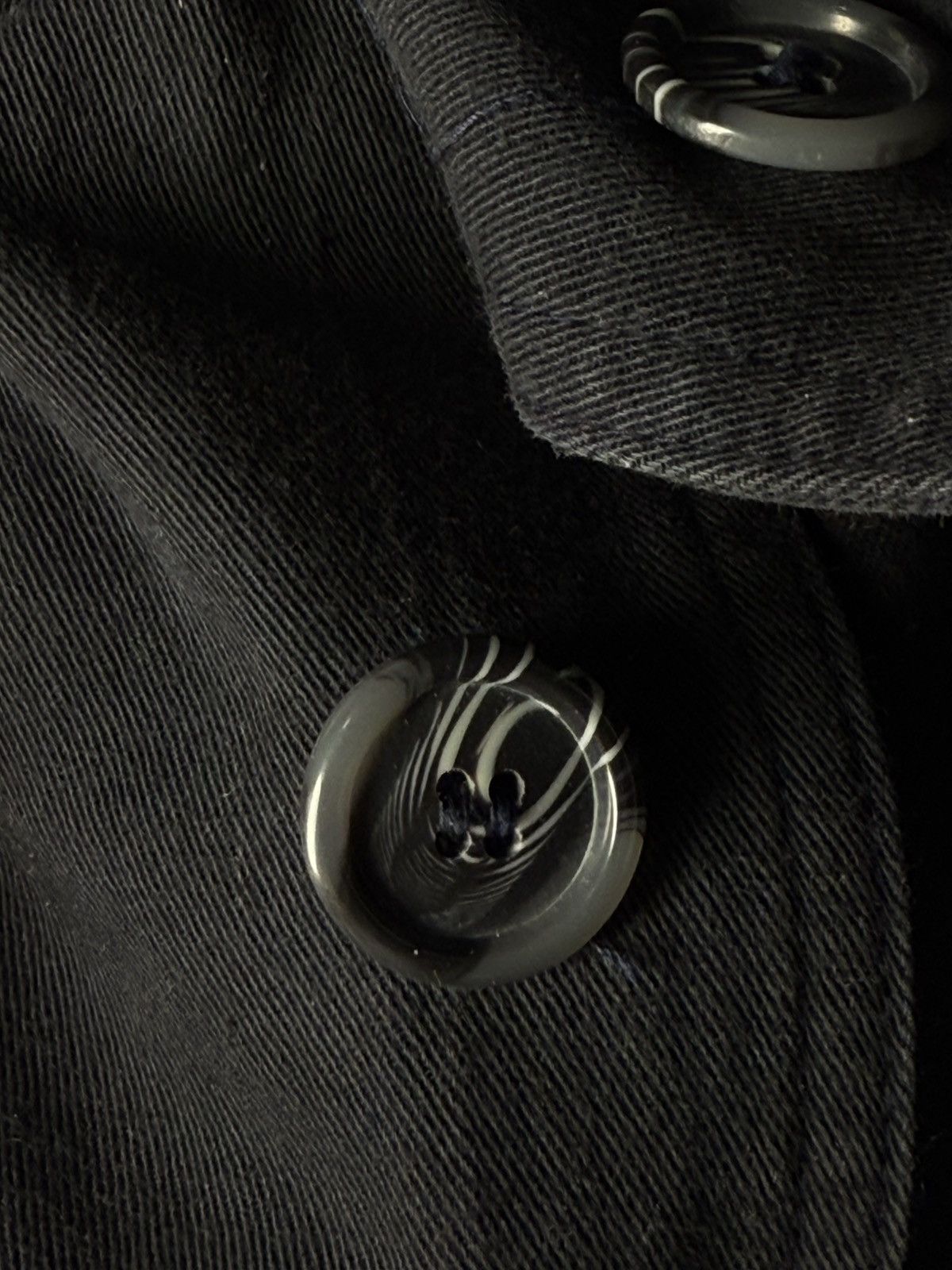 Yves Saint Laurent 1990’s YSL Trenchcoat Black/Navy YSL Coat Size US M / EU 48-50 / 2 - 7 Thumbnail