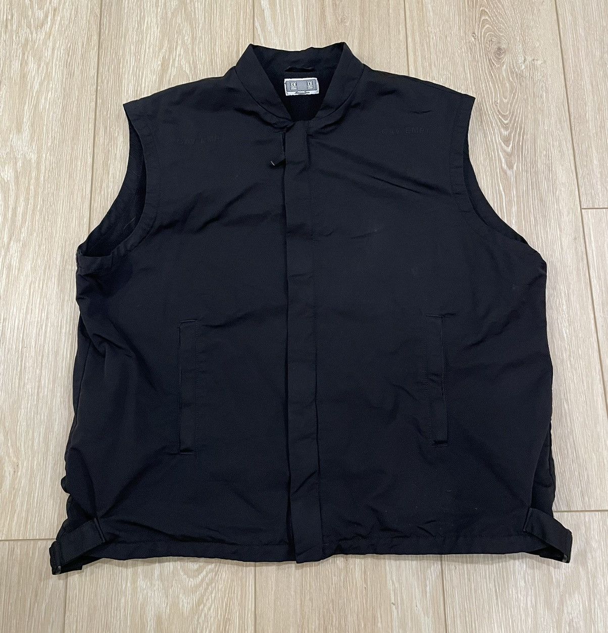 シーイー　FLEECE LINING VEST BLACK シーイーFLEECE LINING VEST BLACK