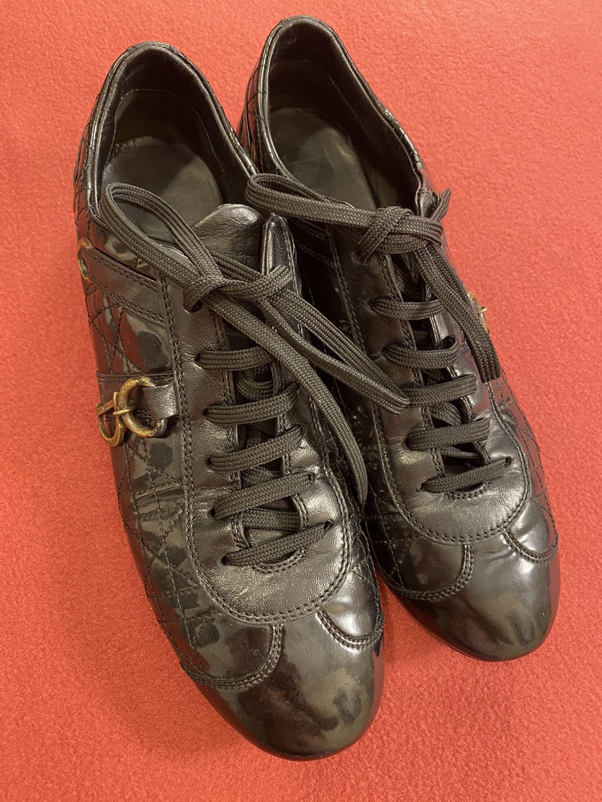 Dior Dior Black patent leather with classic stitching Size US 7 / EU 40 - 2 Thumbnail