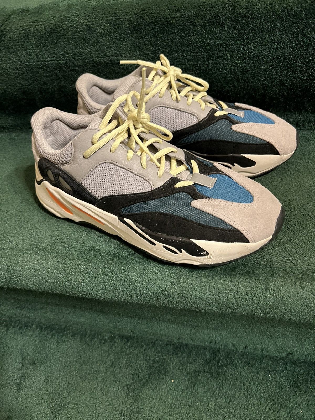 adidas gazelle silver green womens Adidas Yeezy 700 WaveRunner (B75571)