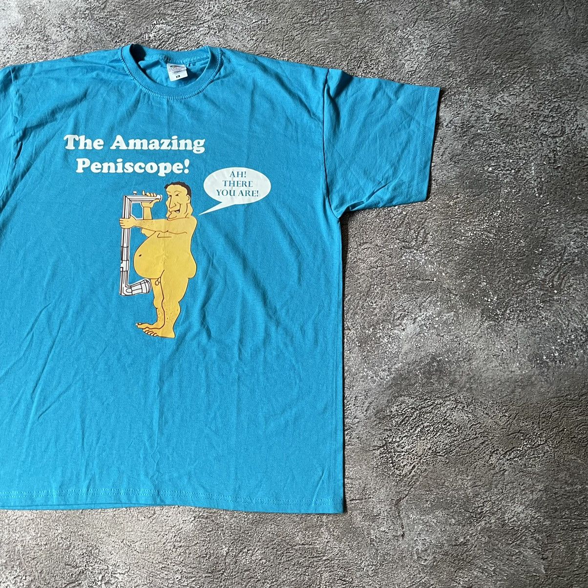 Vintage Vintage Y2K Graphic Tee Funny Penis Logo Humor Streetwear XL Size US XL / EU 56 / 4 - 3 Thumbnail