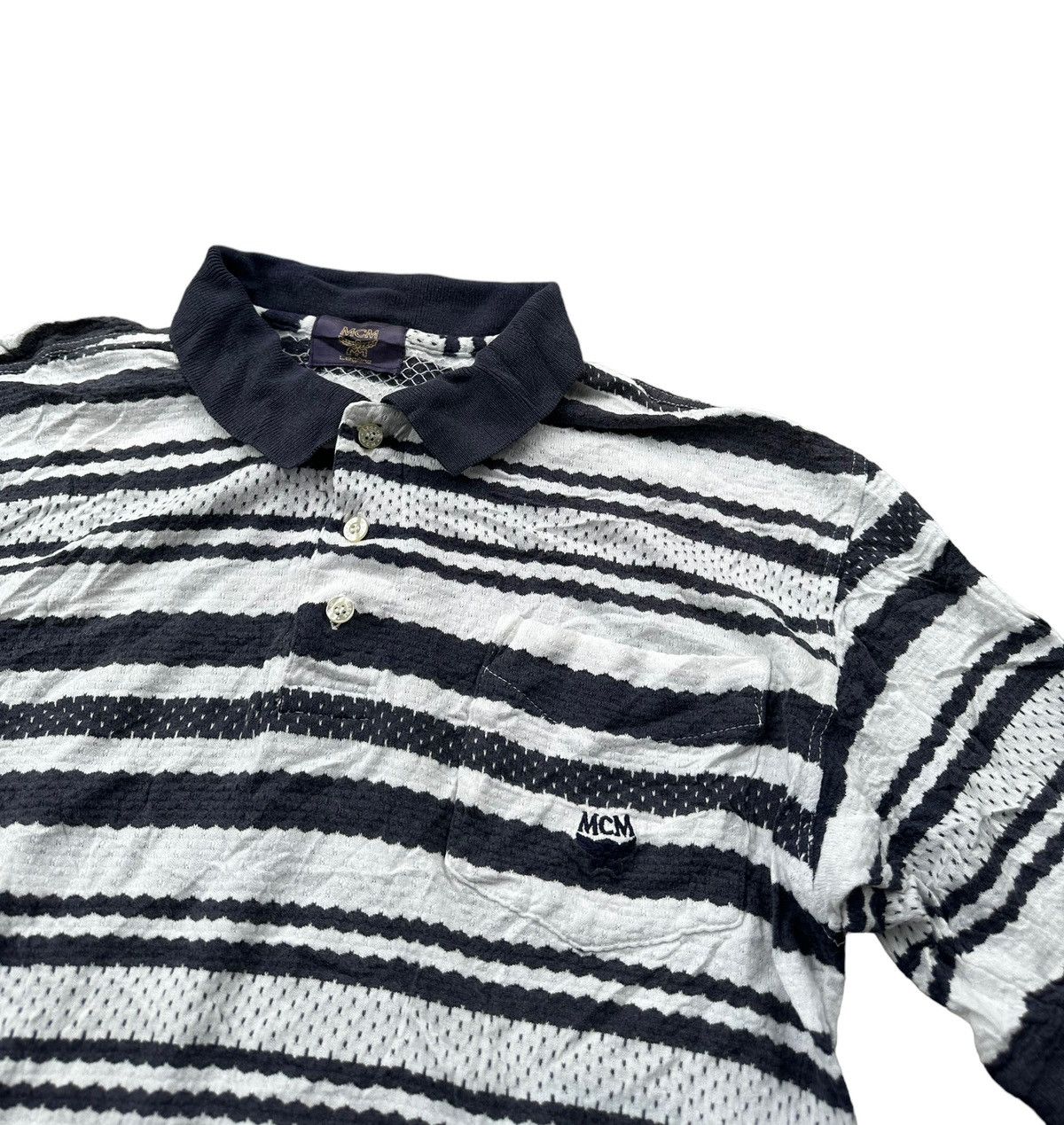 MCM MCM stripe button up shirts Size US M / EU 48-50 / 2 - 2 Thumbnail