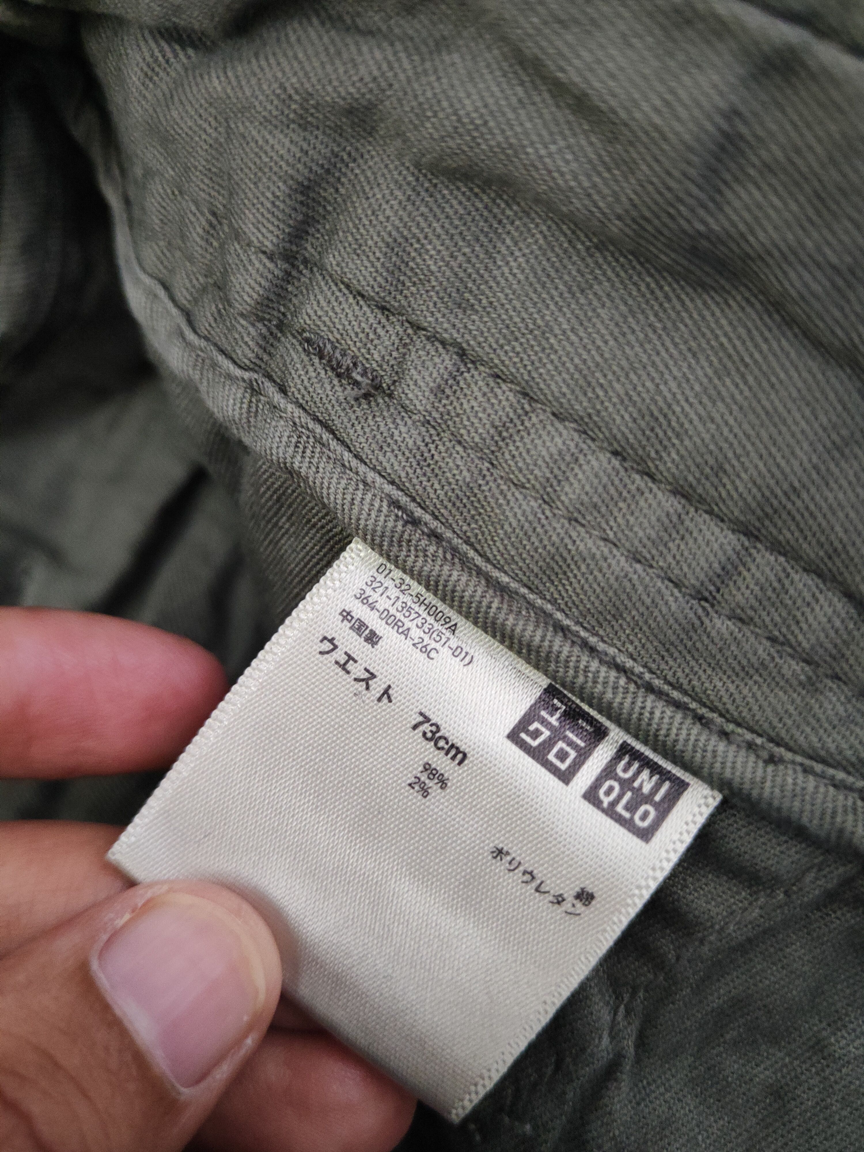 Japanese Brand DL Uniqlo Green Multipocket Tactical Cargo Pants #1502 Size US 29 - 12 Thumbnail