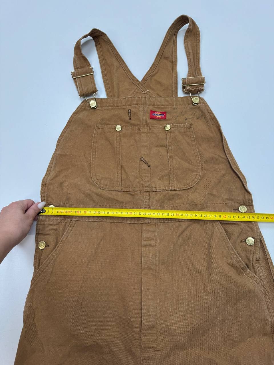 Dickies Vintage Dickies Arbeitslatzhose Herren Braun Size US 38 / EU 54 - 14 Thumbnail