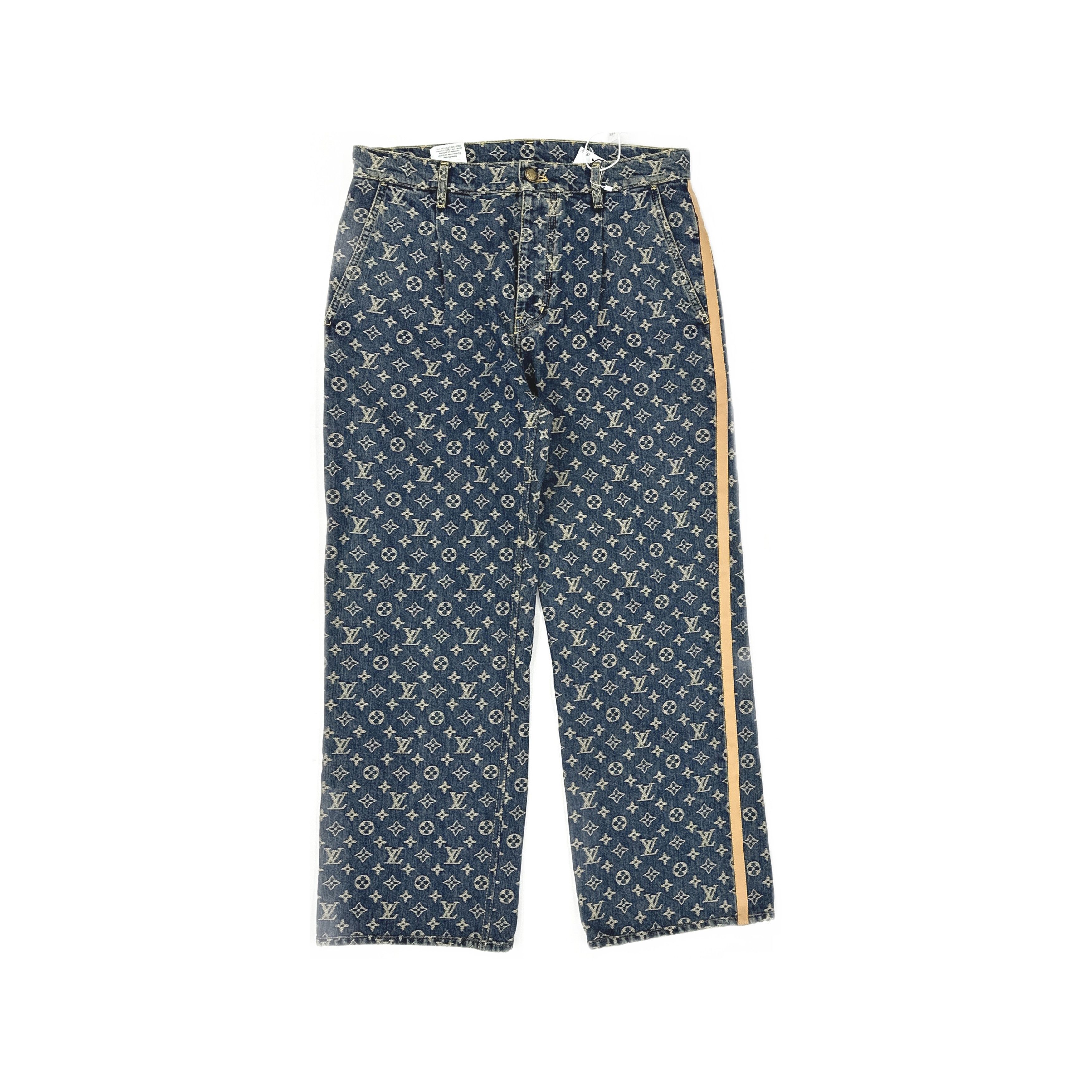 Louis Vuitton Louis Vuitton Monogram Denim Jeans Size 33 Size US 33 - 1 Thumbnail