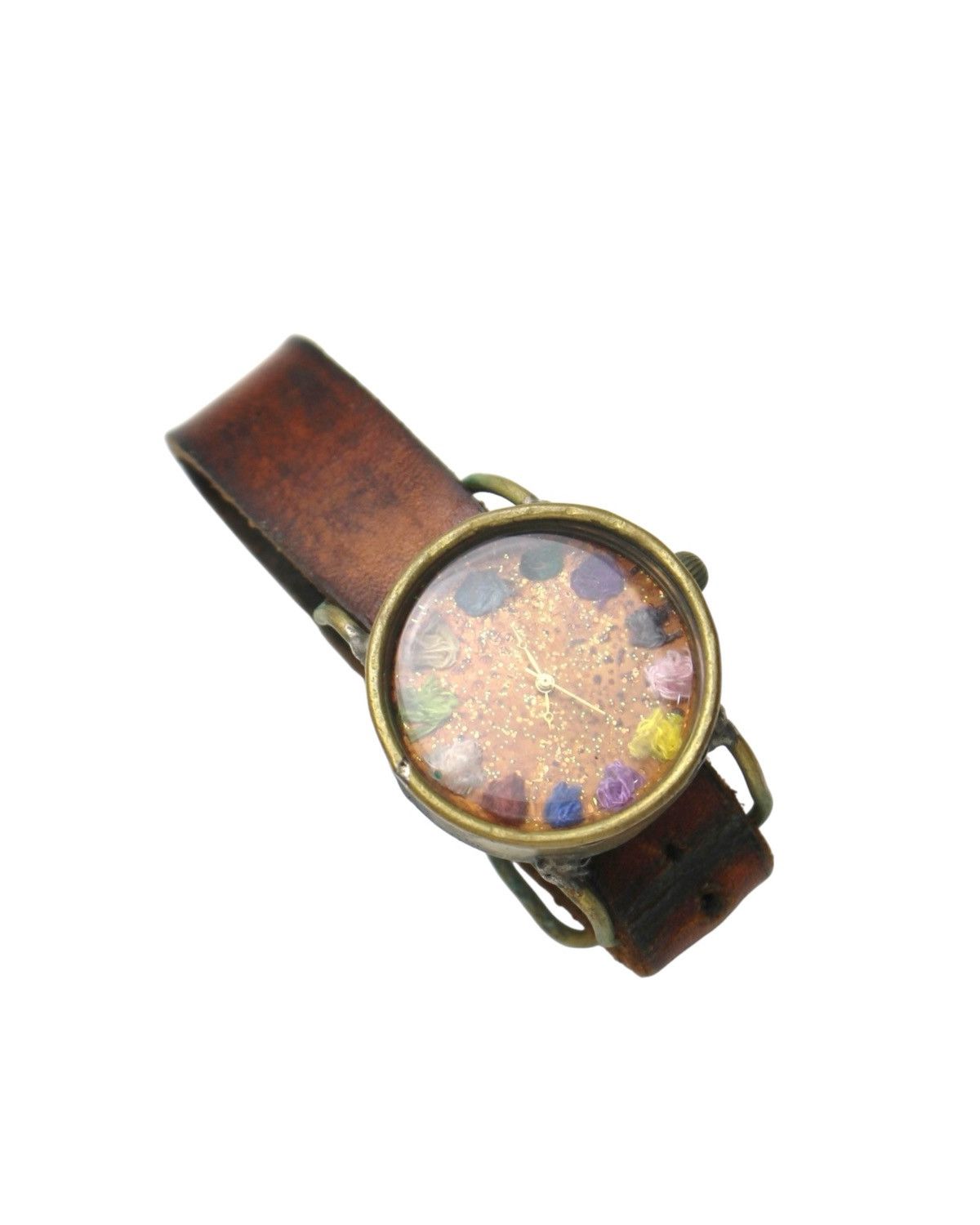 Vintage 2000S JAPANESE HANDMADE YARN BALL WATCH EMBROIDERY DIAL ART Size ONE SIZE - 5 Thumbnail