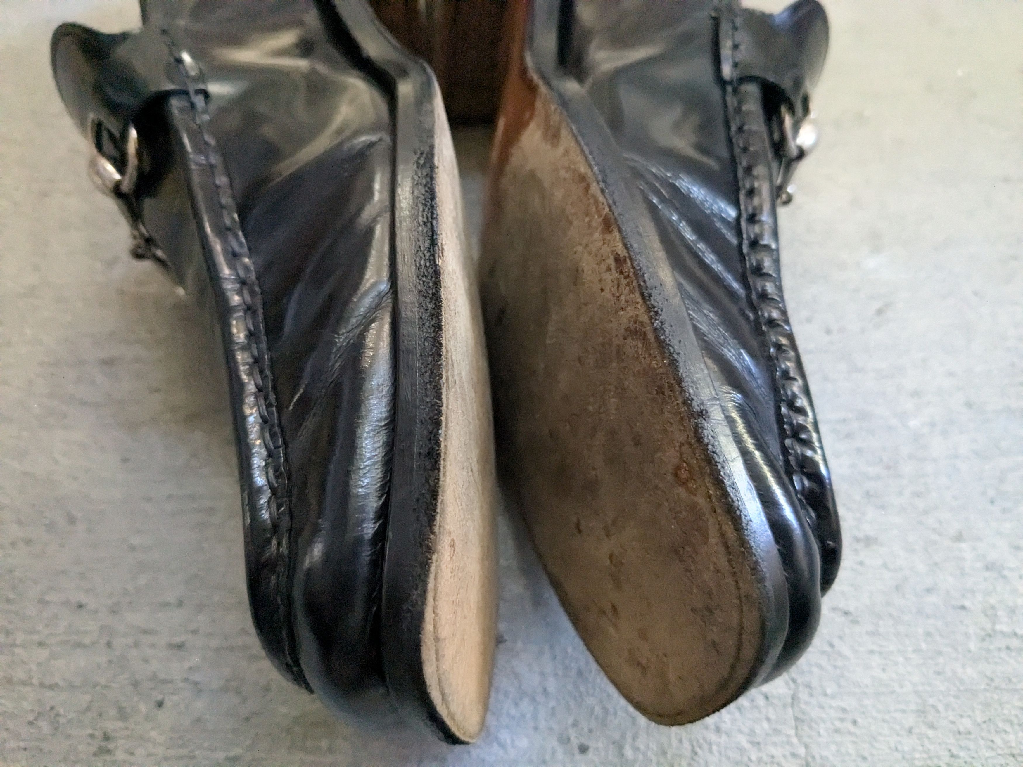 Gucci Gucci Loafers Black 9.5 D Leather Slip Ons Buckle Tom Ford Size US 9.5 / EU 42-43 - 9 Thumbnail