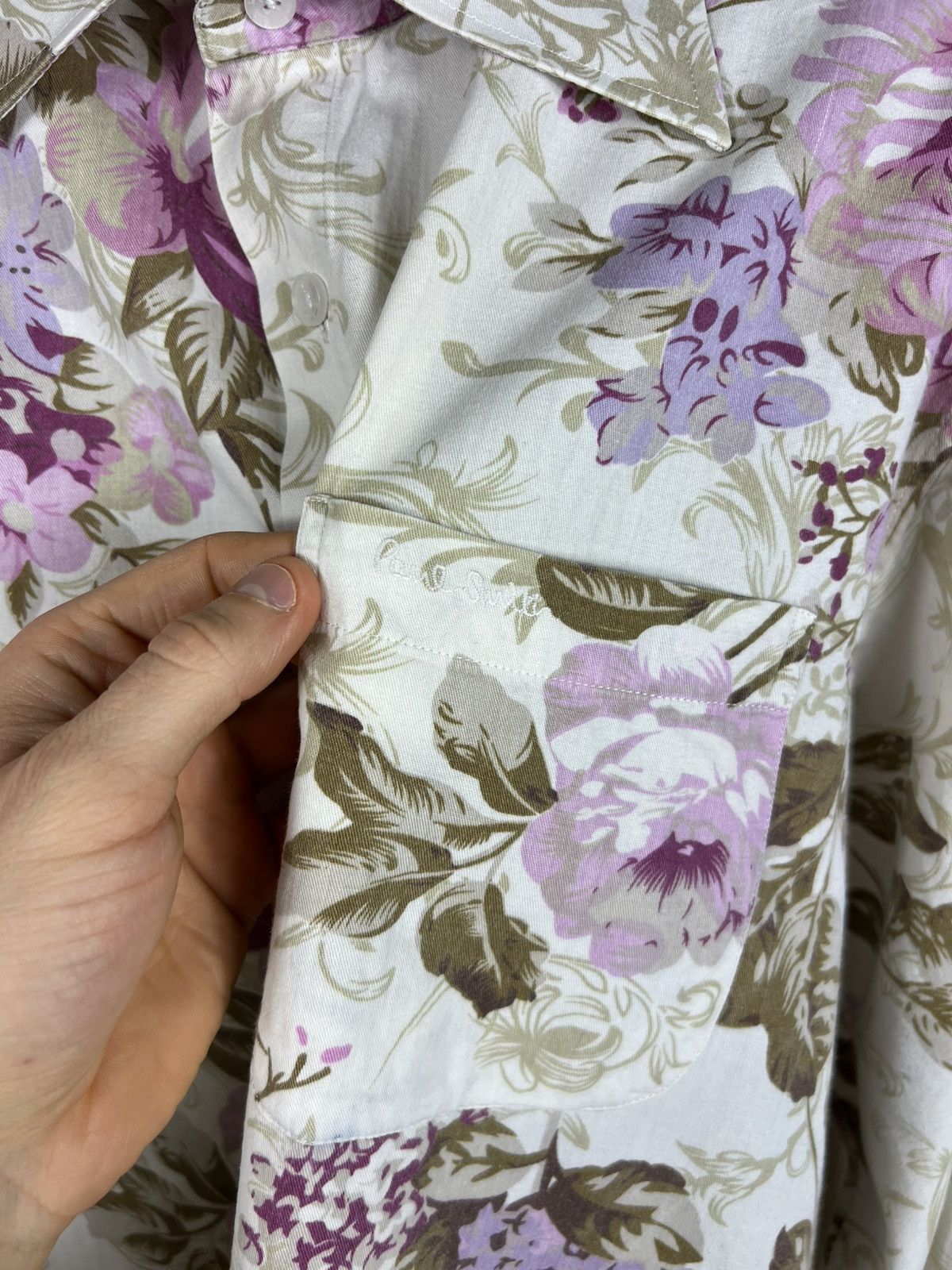 Paul Smith Vintage Paul Smith floral full print shirt designer pocket Size US L / EU 52-54 / 3 - 12 Thumbnail