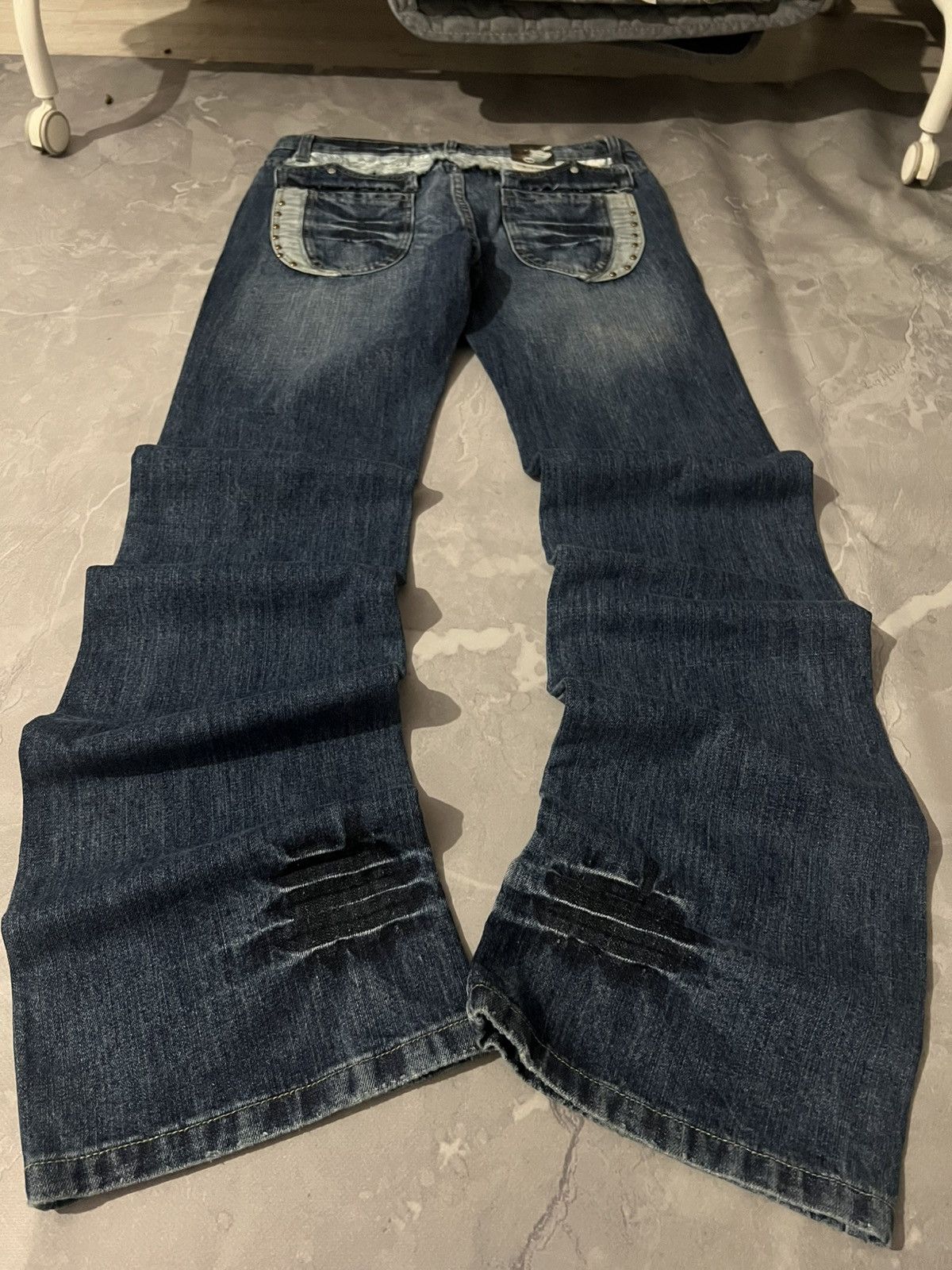 Japanese Brand Archive Flared Designer / Gothic Vibe Avan / Vintage Retro Size US 32 / EU 48 - 1 Thumbnail