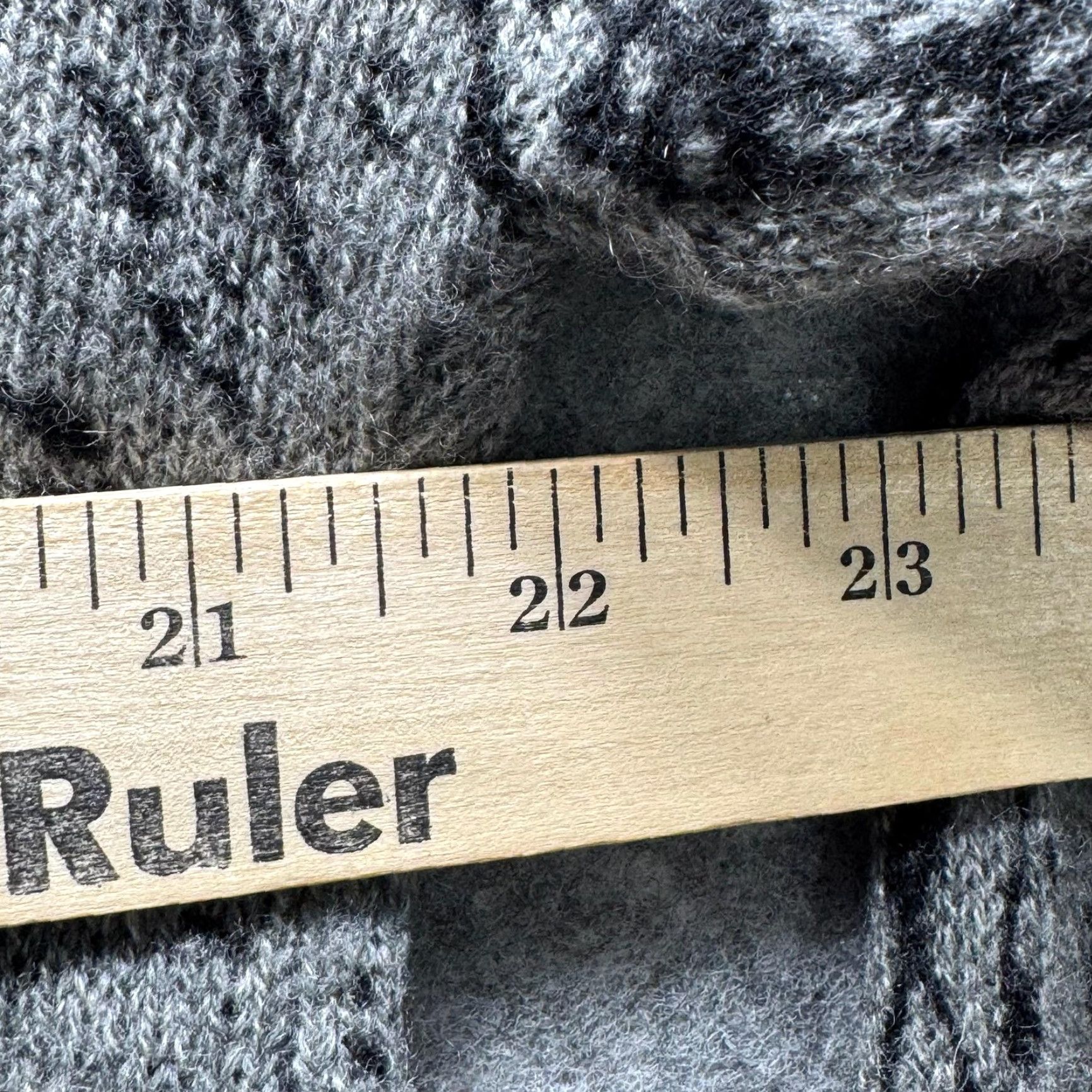 Vintage Kokun Sweater Womens Large Gray Abstract Print Knit Pullover Relaxed Hi Low Hem Size L / US 10 / IT 46 - 6 Thumbnail