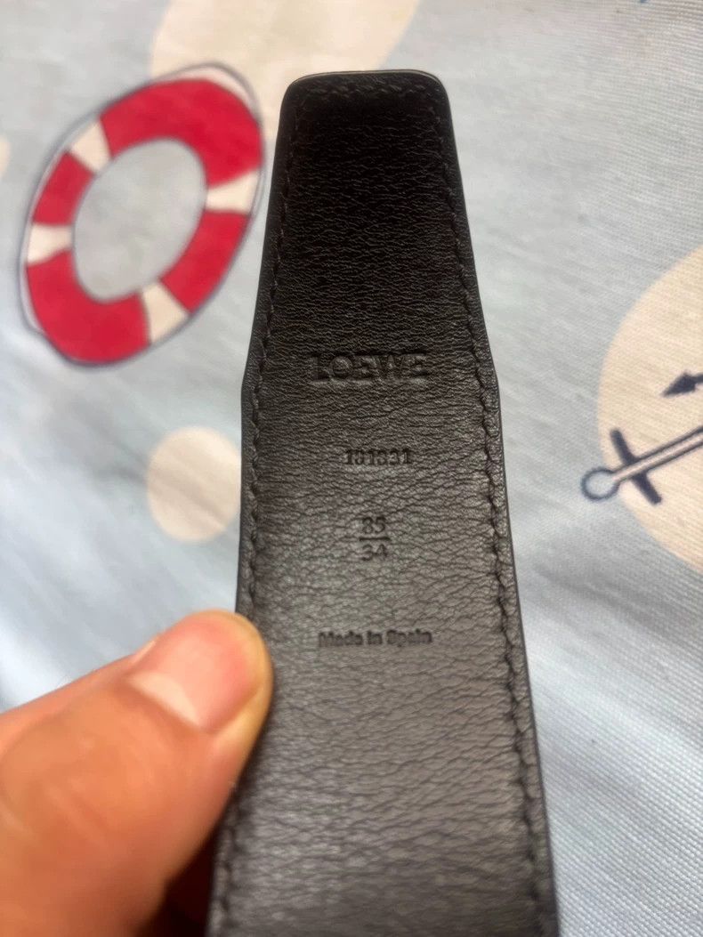 Loewe LOEWE size 85 Navy Blue Belt, Size ONE SIZE - 2 Thumbnail