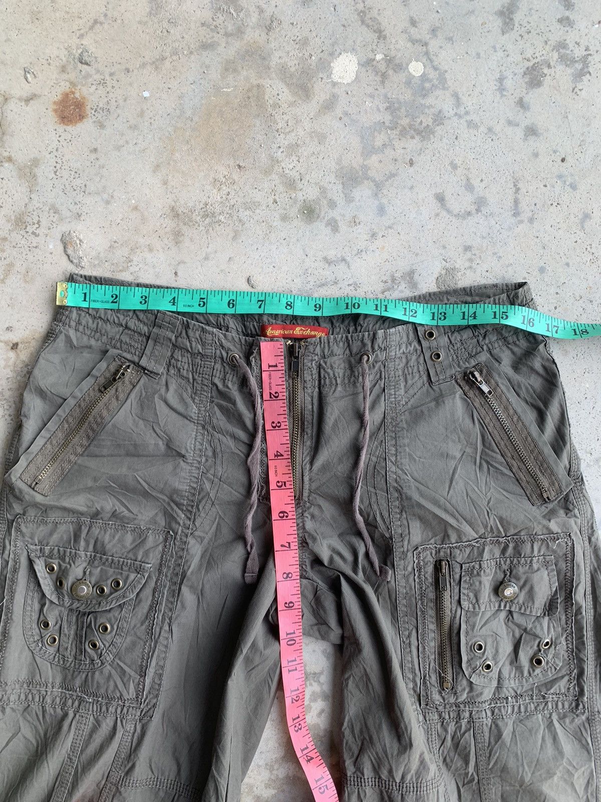 Other Distressed Embroidered Dragon Cargo Pants Size 32" / US 10 / IT 46 - 9 Thumbnail