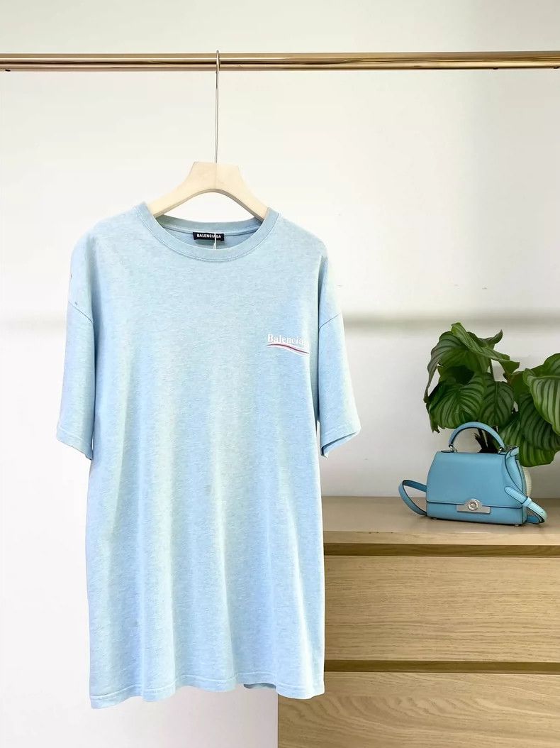 Balenciaga Balenciaga Cola Series Loose Short Sleeve T-Shirt 2504-Next Size US M / EU 48-50 / 2 - 1 Thumbnail