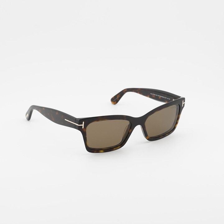 Tom Ford Tom Ford Mikel FT1085 52H Sunglasses Havana Rectangle Frame Size ONE SIZE - 7 Thumbnail