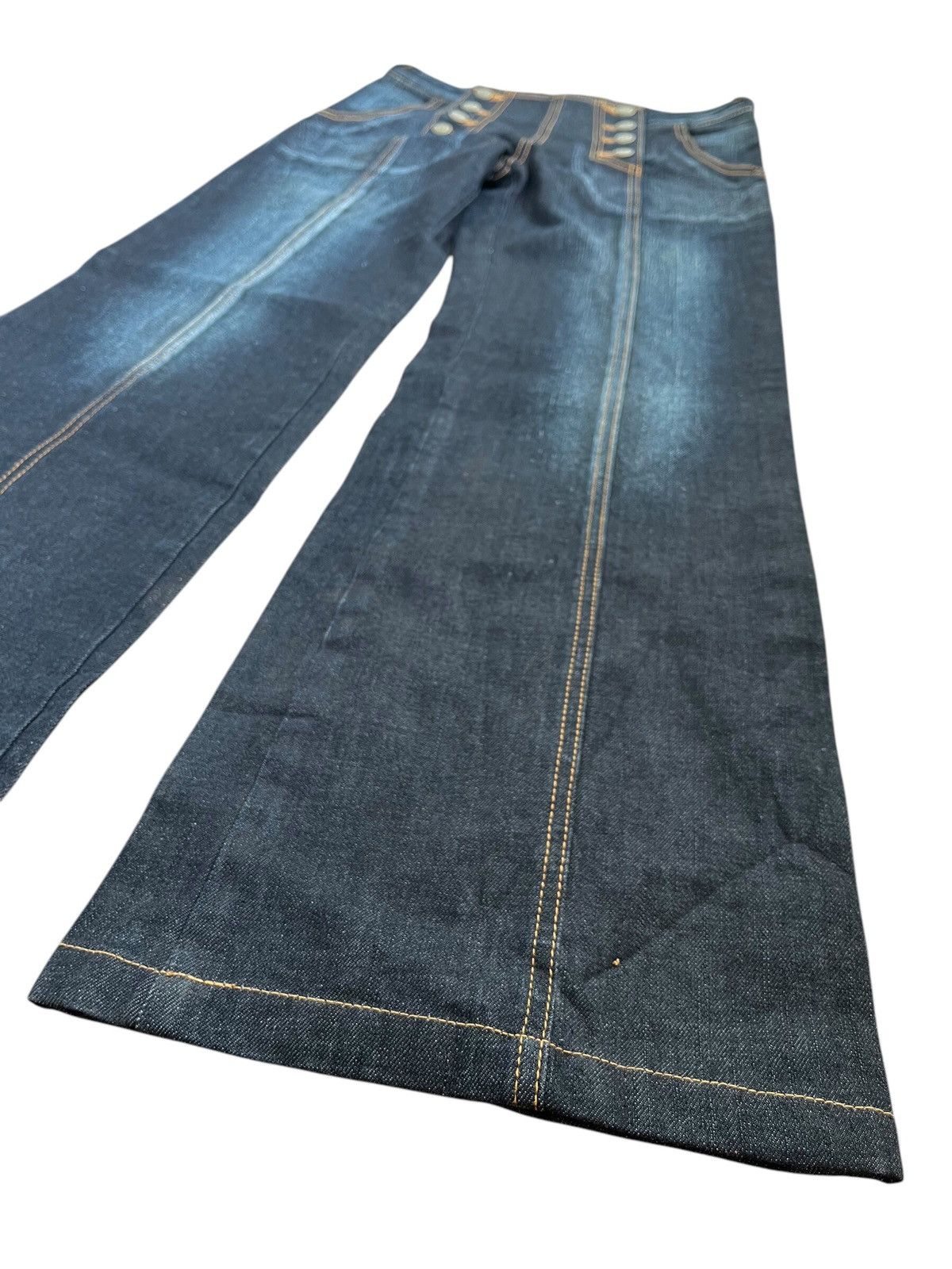 Tornado Mart Tornado Mart Femme wide leg flare jeans Size 29" - 7 Thumbnail
