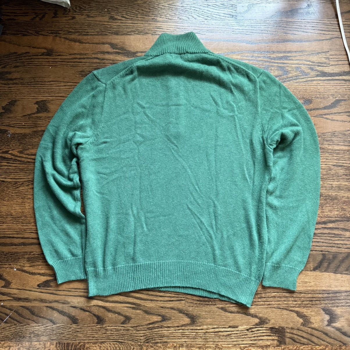 Polo Ralph Lauren Vintage Polo Ralph Lauren Quarter Zip Sweater - Green - XL Size US XL / EU 56 / 4 - 2 Thumbnail