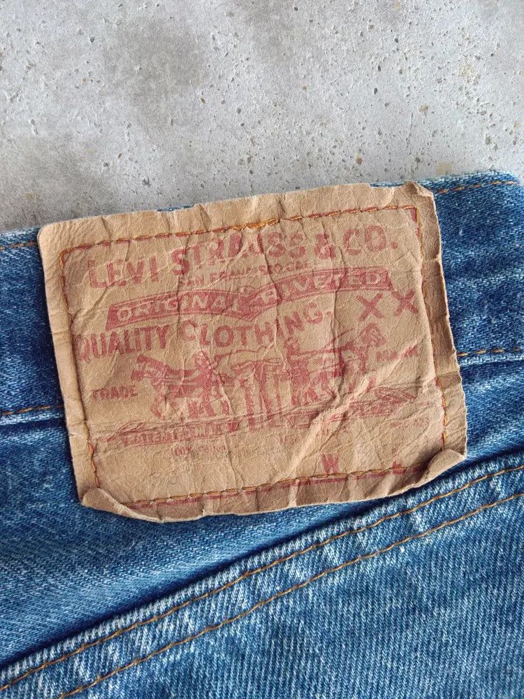Levi's 80s Vintage Levi's 501 Made In USA Released Hem Jeans 32x29 Size US 32 / EU 48 - 9 Thumbnail