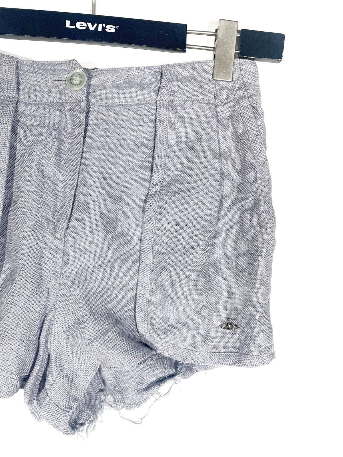 Designer × Vivienne Westwood Vivienne Westwood Women Linen Shorts Size 40/L Made In Korea Size 27" / US 4 / IT 40 - 2 Thumbnail