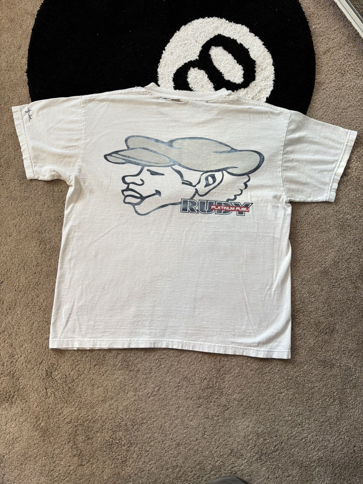 Vintage Platinum Fubu Rudy Shirt Size US XL / EU 56 / 4 - 2 Thumbnail