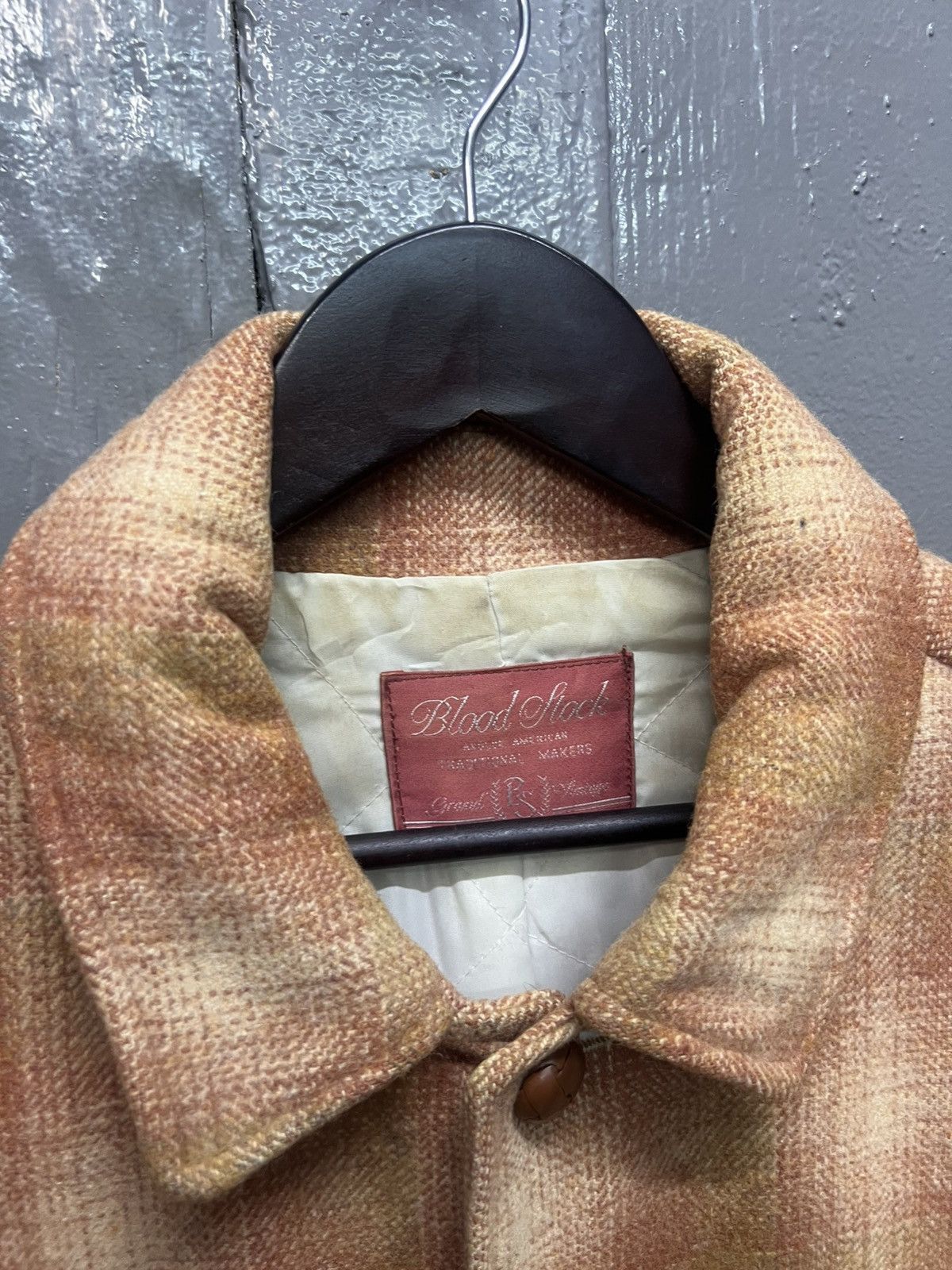 Vintage Vintage Blood Stock Wool Plaid Tartan Jacket Size US M / EU 48-50 / 2 - 5 Thumbnail