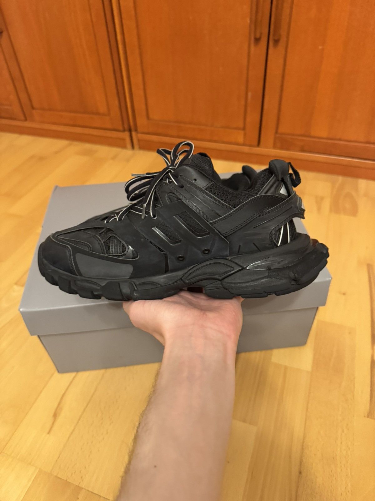 Balenciaga Balenciaga Track Triple Black Size US 7 / EU 40 - 5 Thumbnail