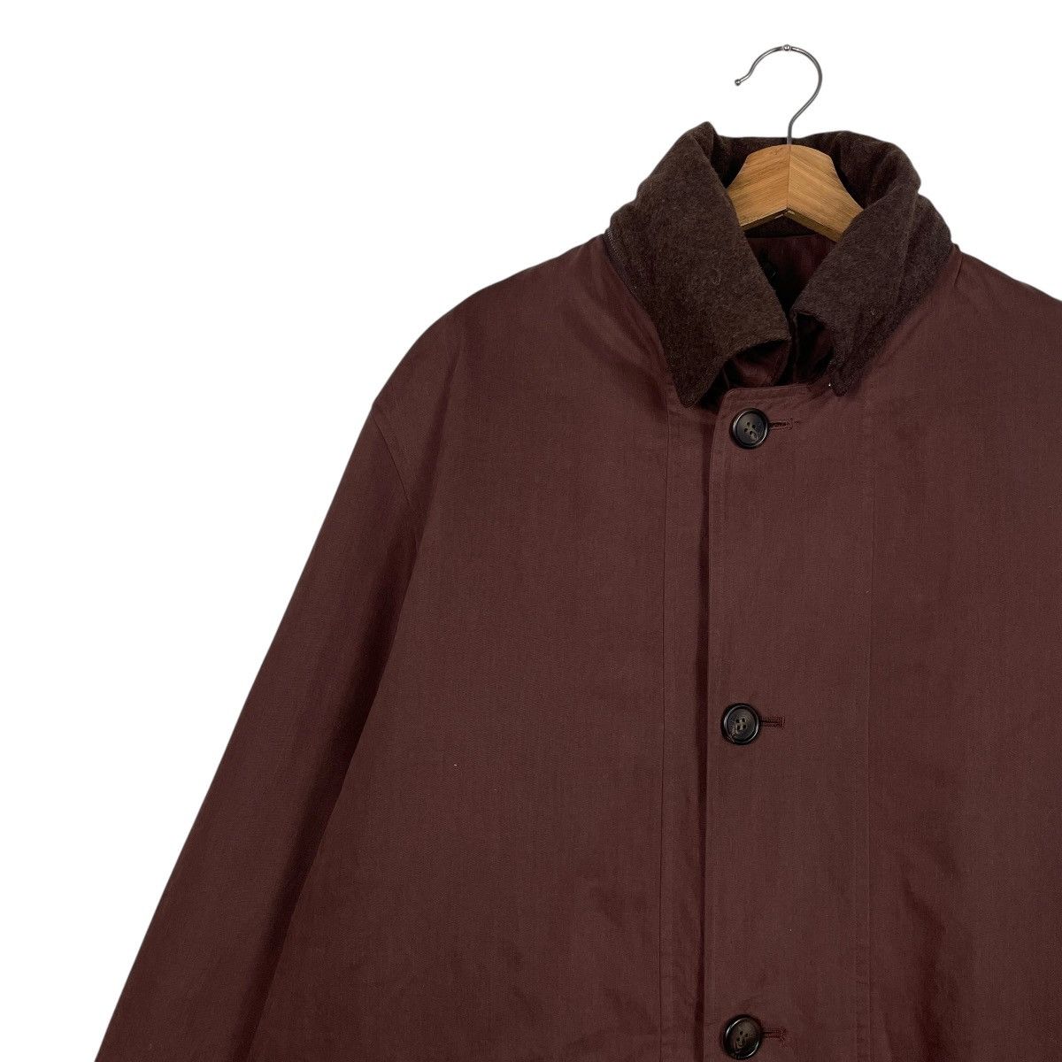 Allegri Allegri Brown Overcoat Size US L / EU 52-54 / 3 - 6 Thumbnail