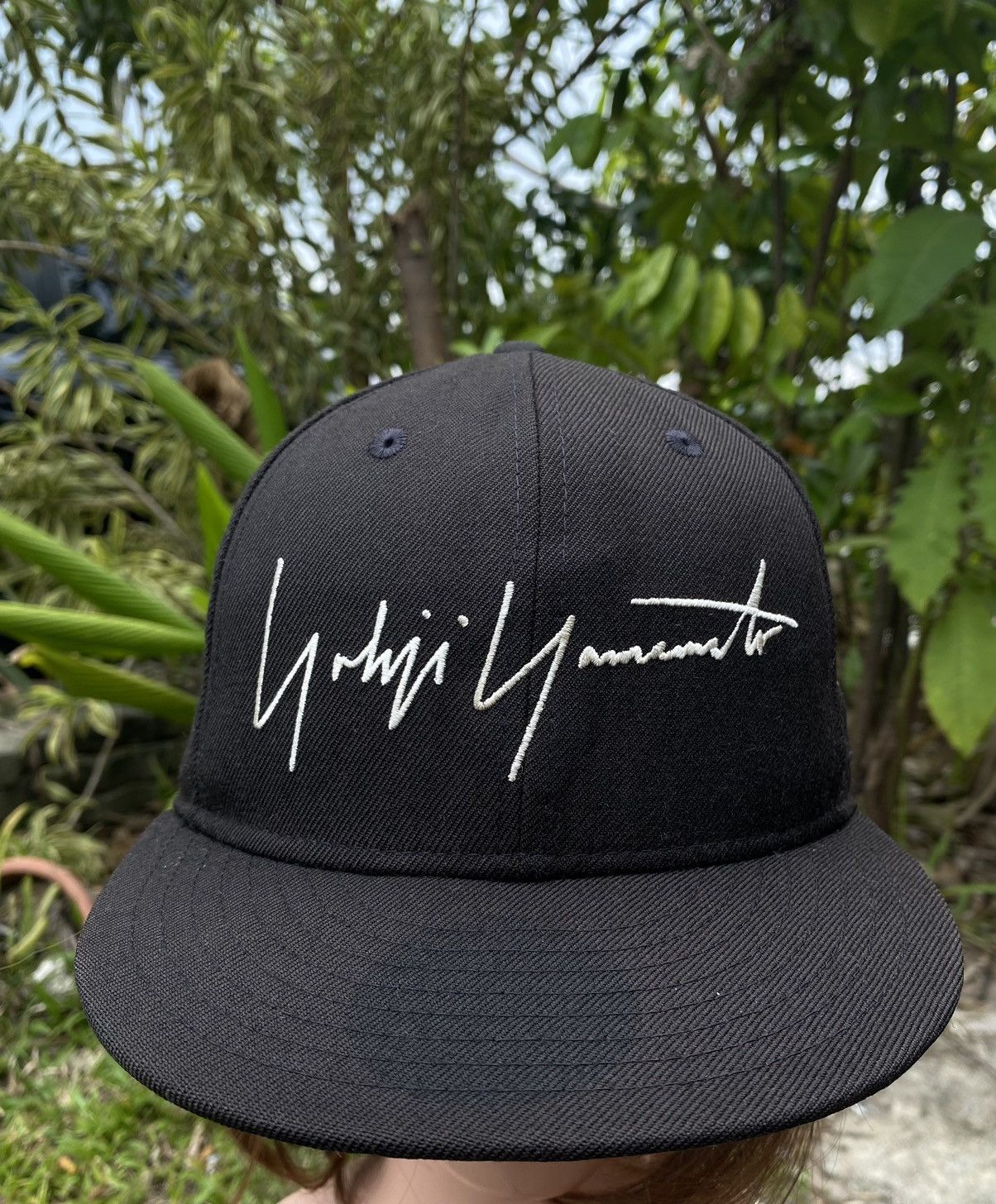 New Era × Yohji Yamamoto Yohji Yamamoto Signature X New Era Full Hat Baseball Size ONE SIZE - 6 Thumbnail