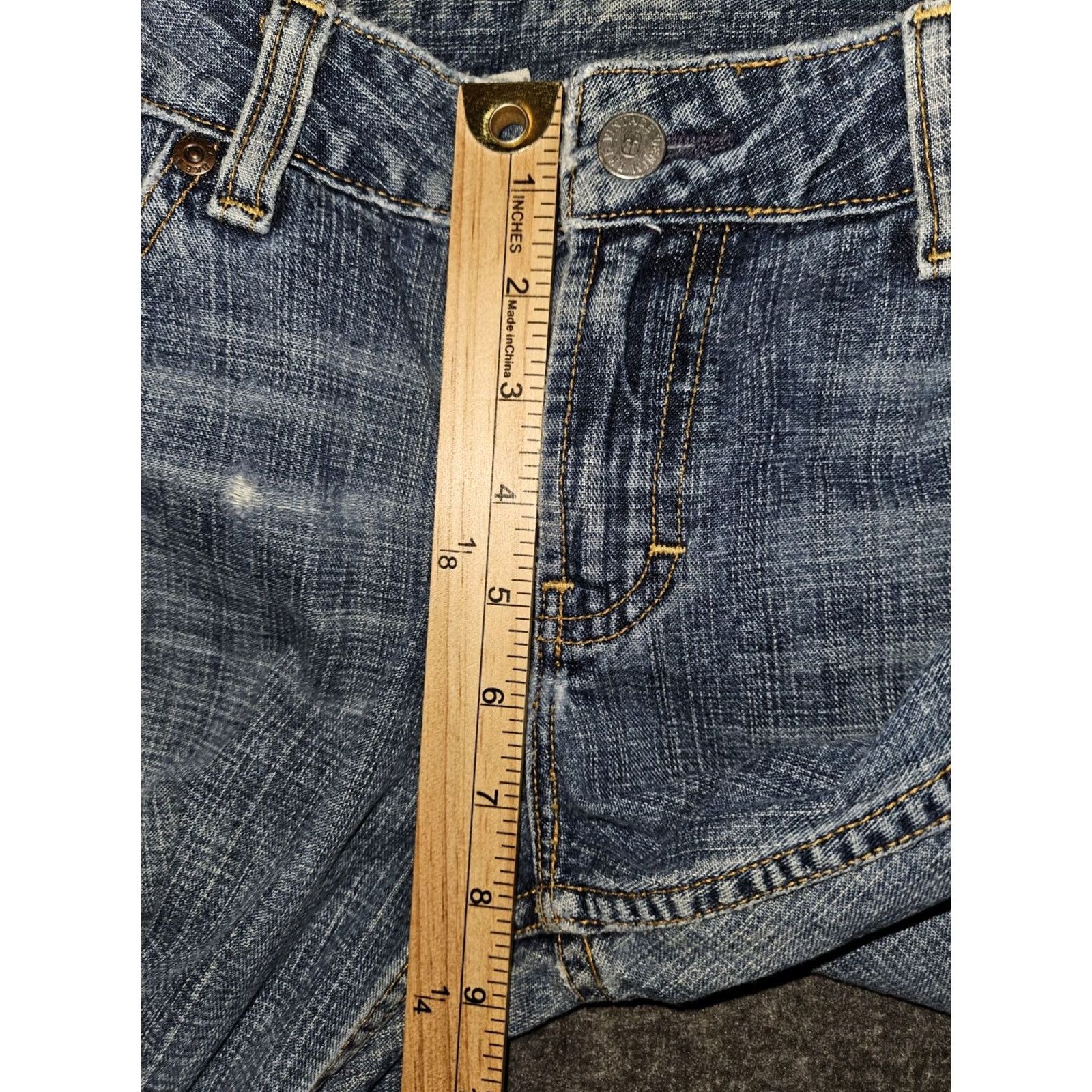 Vintage VINTAGE Buckle Jeans Bootscut Women's 27 Low Rise Denim Preppy Distressed 30 Inseam 28 Waist Blue United States Buckle BKE Regular Size 27" / US 4 / IT 40 - 5 Thumbnail