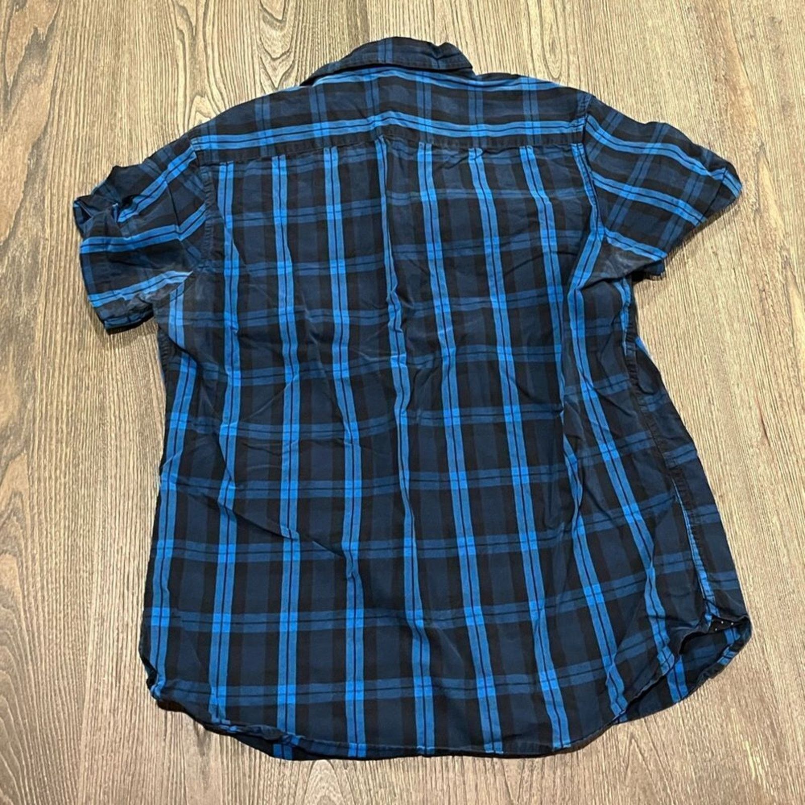 Vintage Denim & Flower Button Down Shirt Slim Fit Plaid Sz L Size US L / EU 52-54 / 3 - 4 Thumbnail