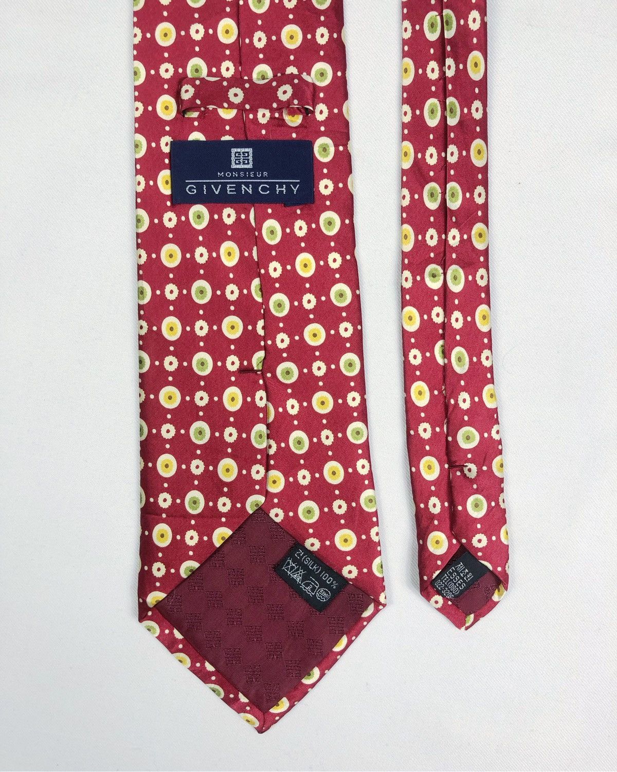 Givenchy Rare Givenchy Monsieur Silk Tie Size ONE SIZE - 4 Thumbnail