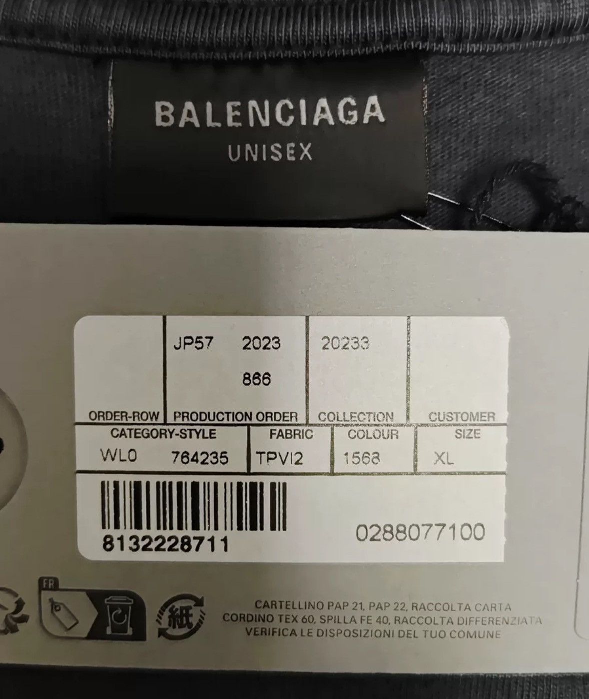 Balenciaga23fw Bitcoin Totem Alien BB Short sleeved T-shirt