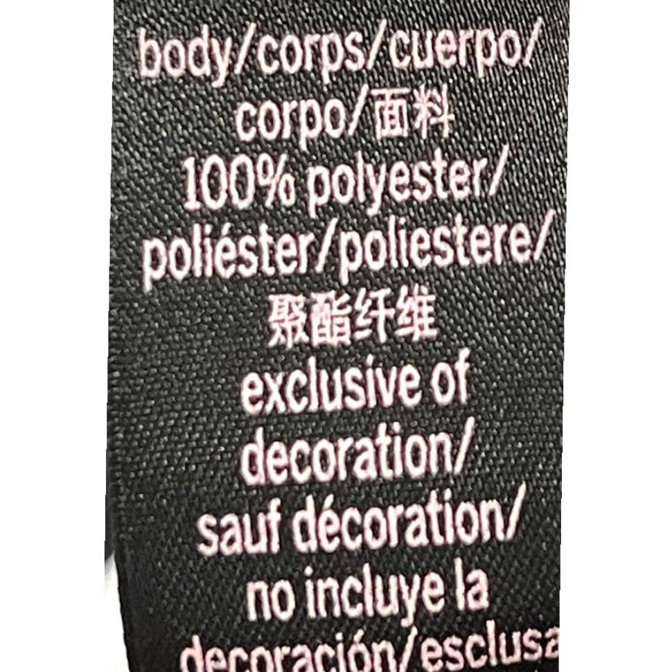 Victoria's Secret Victorias Secret Robe Black Short Sleeve ONE SIZE Love Graphic on Back Womens Size 42" / US 20 - 4 Thumbnail