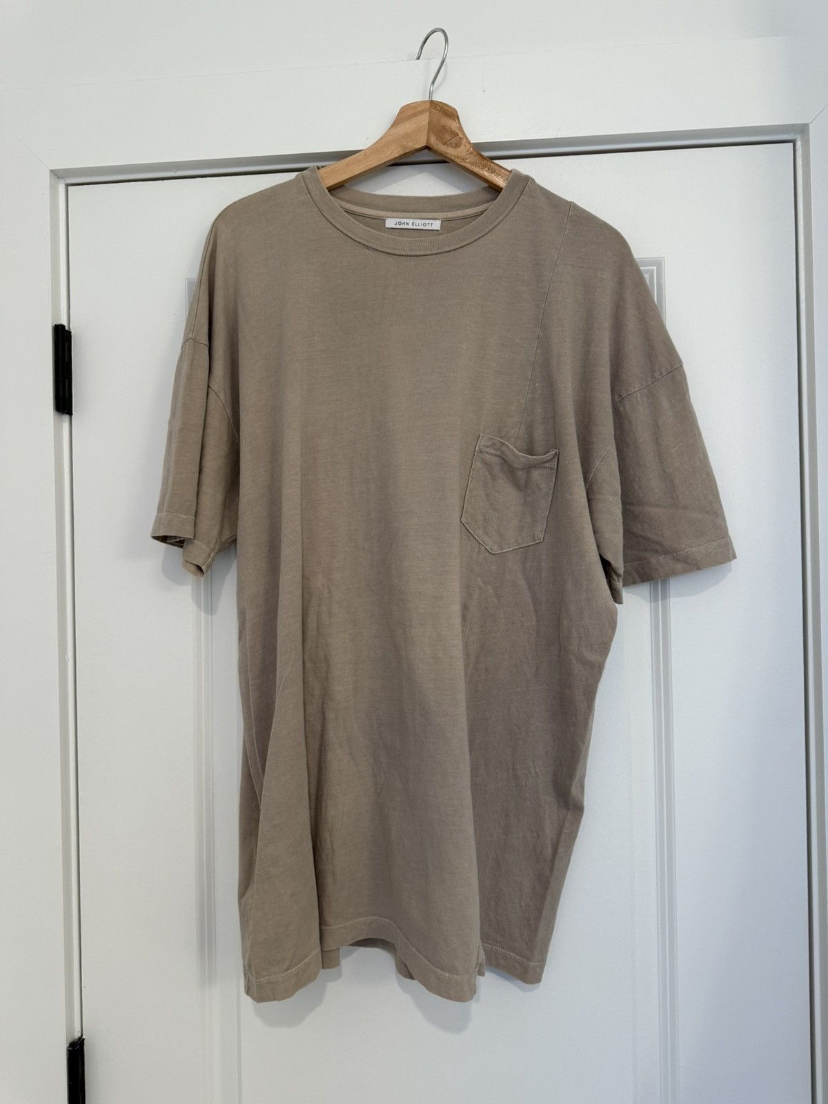 John Elliott CLAY PANELED POCKET TEE Size US L / EU 52-54 / 3 - 12 Thumbnail