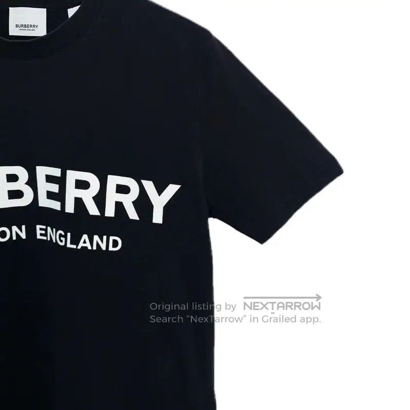 Burberry Burberry Black Cotton Women's T-Shirt. Size S / US 4 / IT 40 - 3 Thumbnail