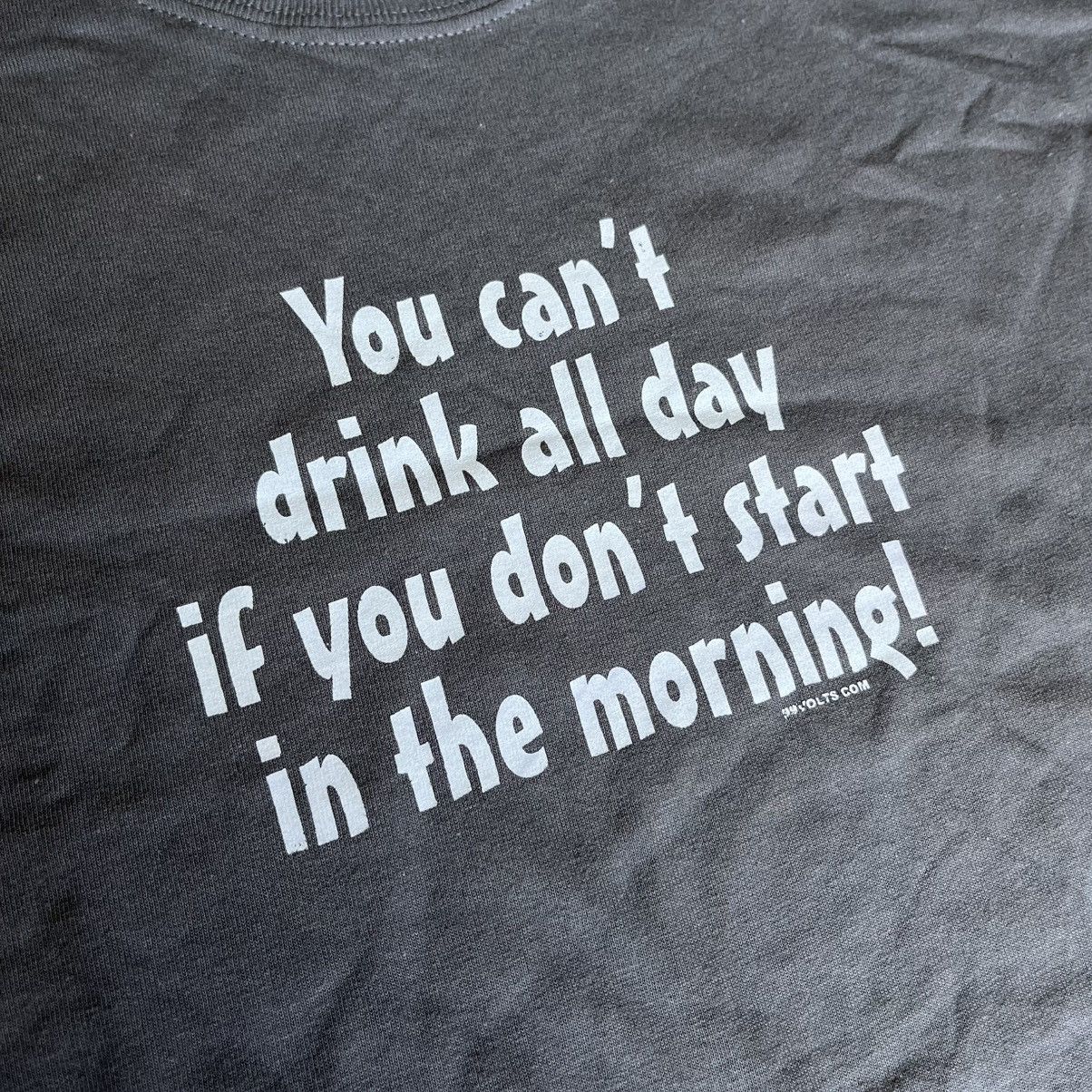 Haunted Starbucks Vintage 2000s You Can’t Drink All Day if You Don’t Start Tee Size US M / EU 48-50 / 2 - 3 Thumbnail