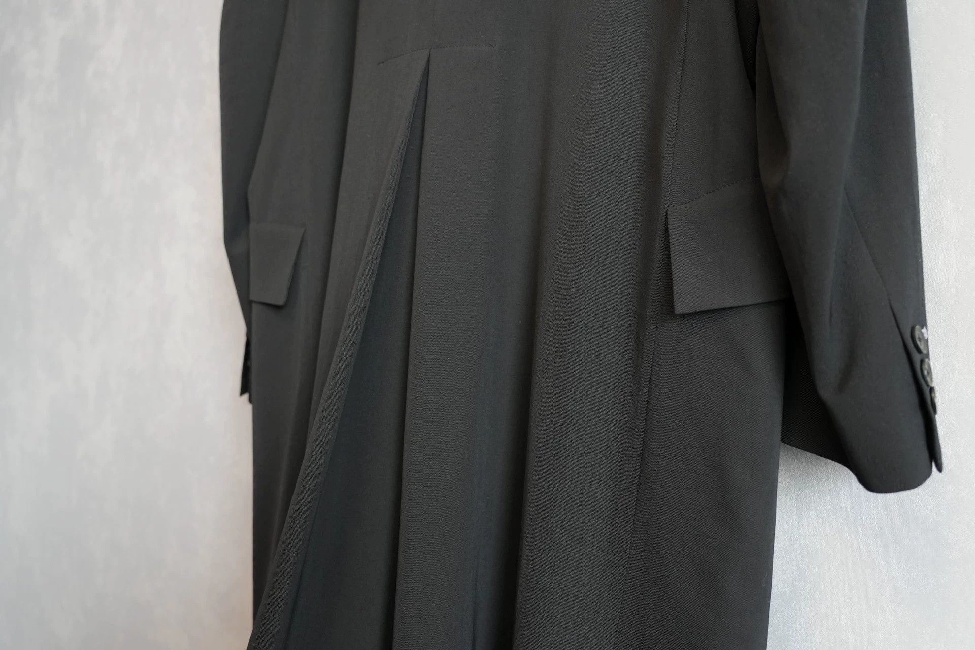 Yohji Yamamoto Yohji Yamamoto 03SS Embroidered Badge Wool Coat Size US L / EU 52-54 / 3 - 5 Thumbnail